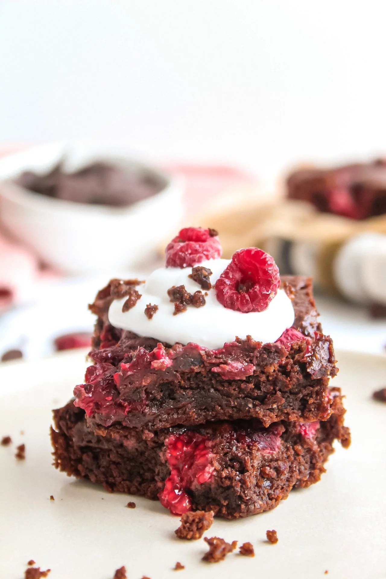 nut free tahini brownies