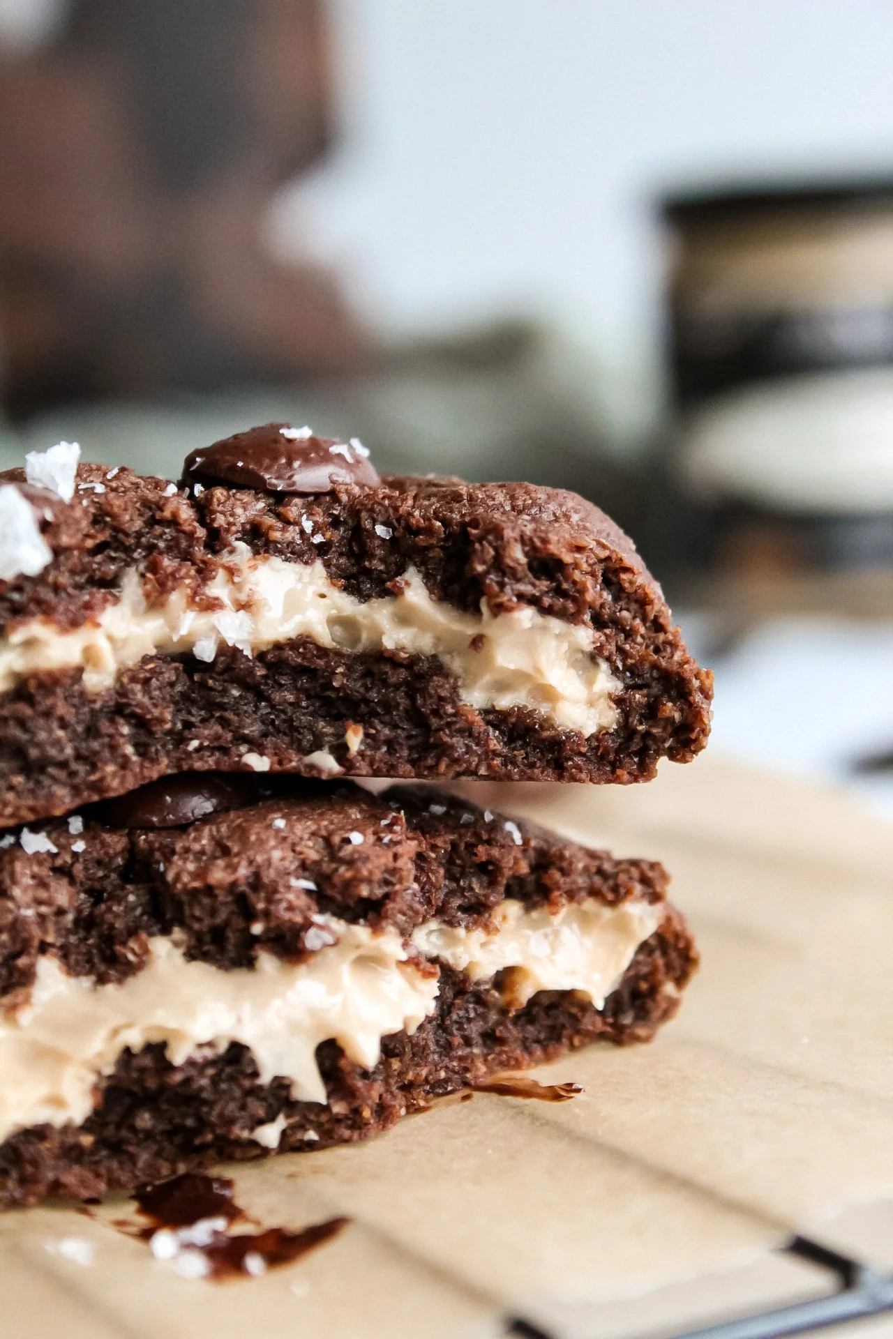 stuffed chocolate cookies