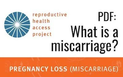 What is a miscarriage RHAP