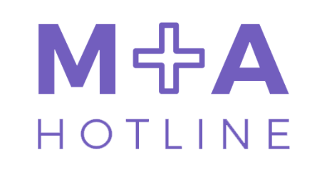 Logo línea de apoyo M+A Hotline