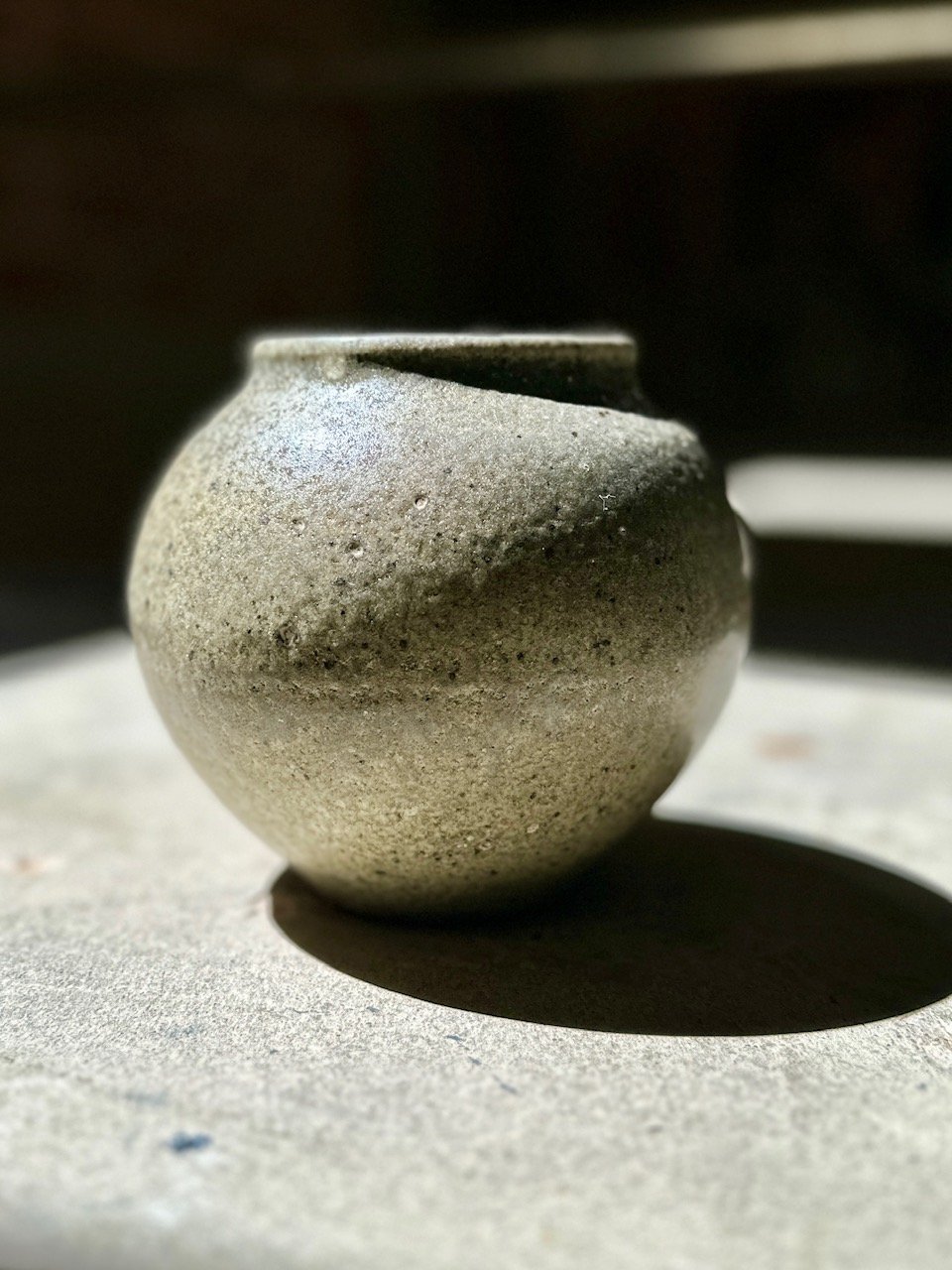 grey moon jar vessel