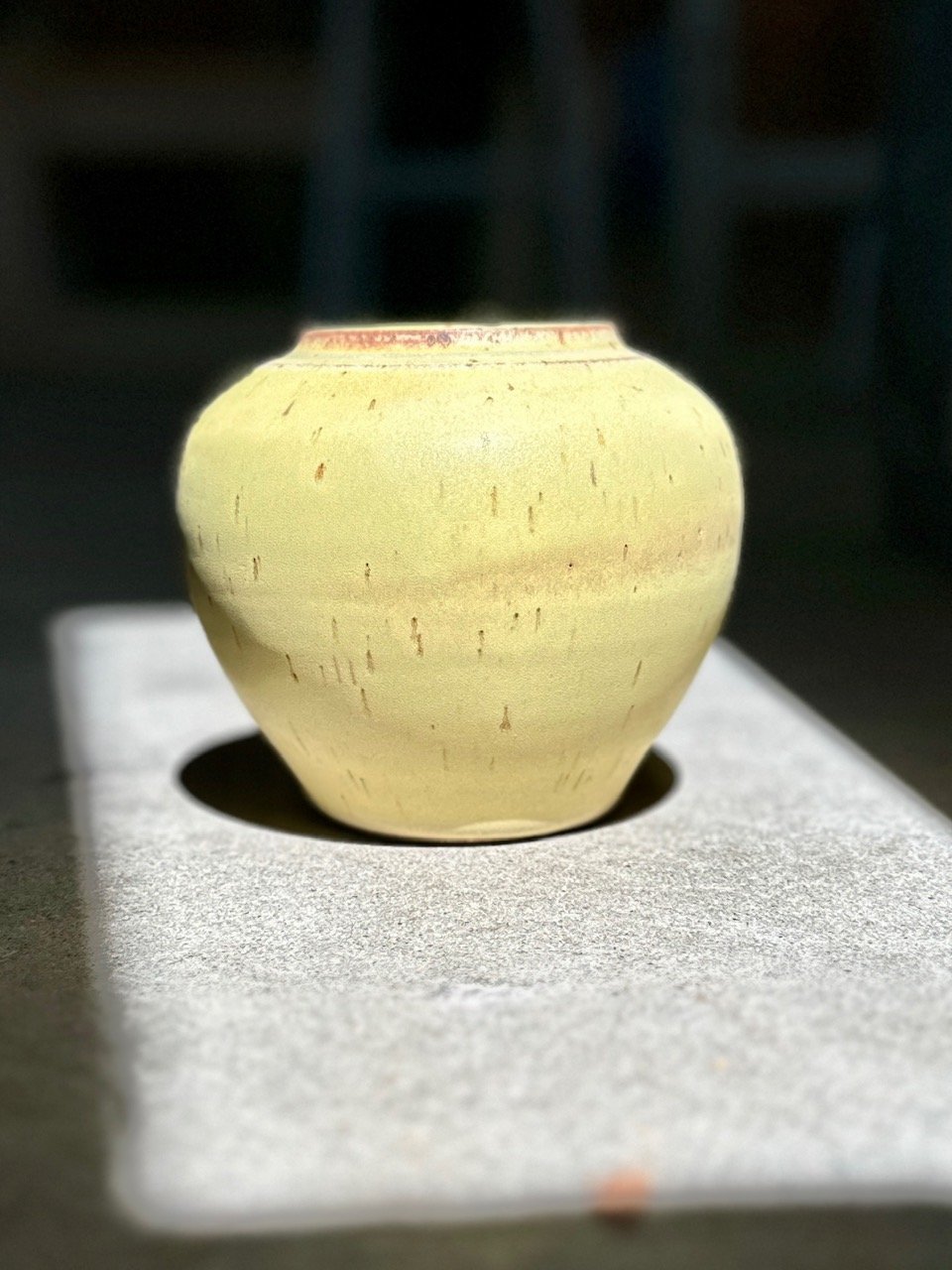 Sold - Yellow vessel
