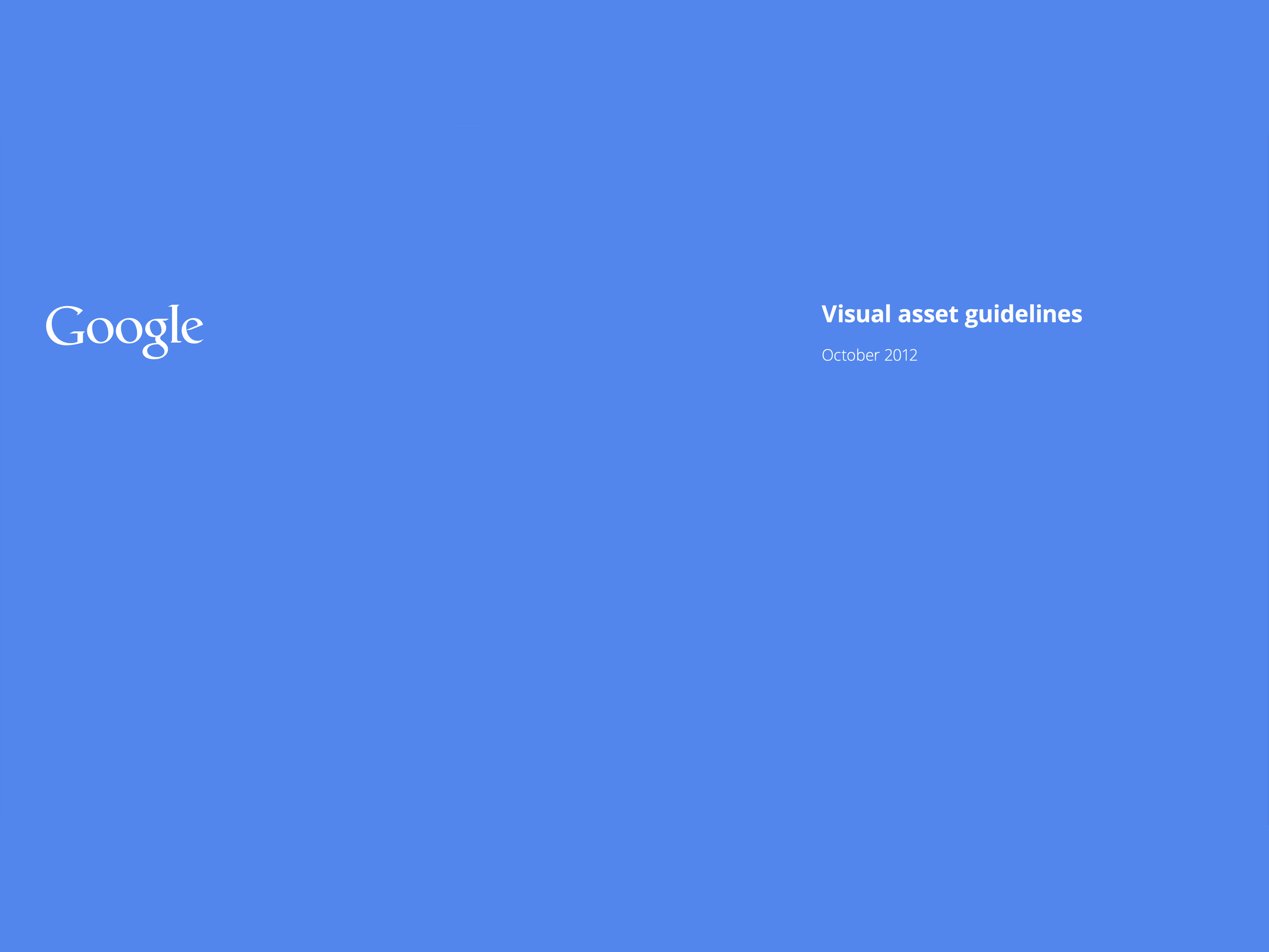 GOOGLE VISUAL ASSET GUIDELINES 2012 PDF