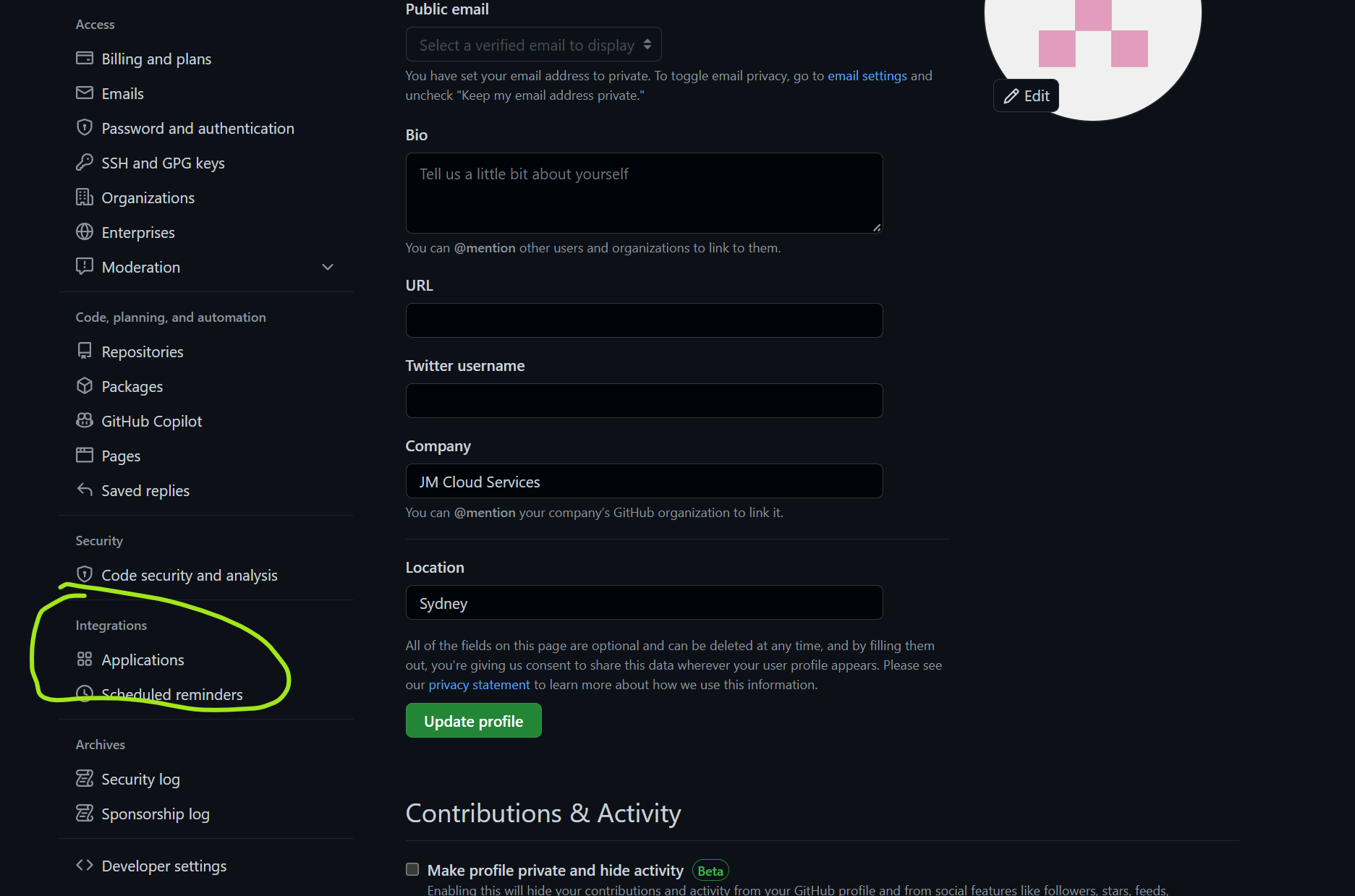 Github Integrations Applications