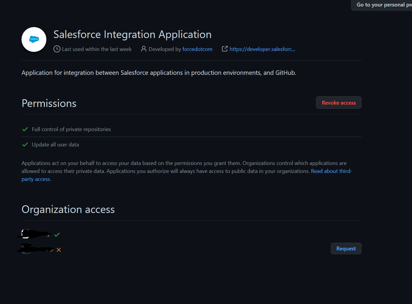 Salesforce Integration Application
