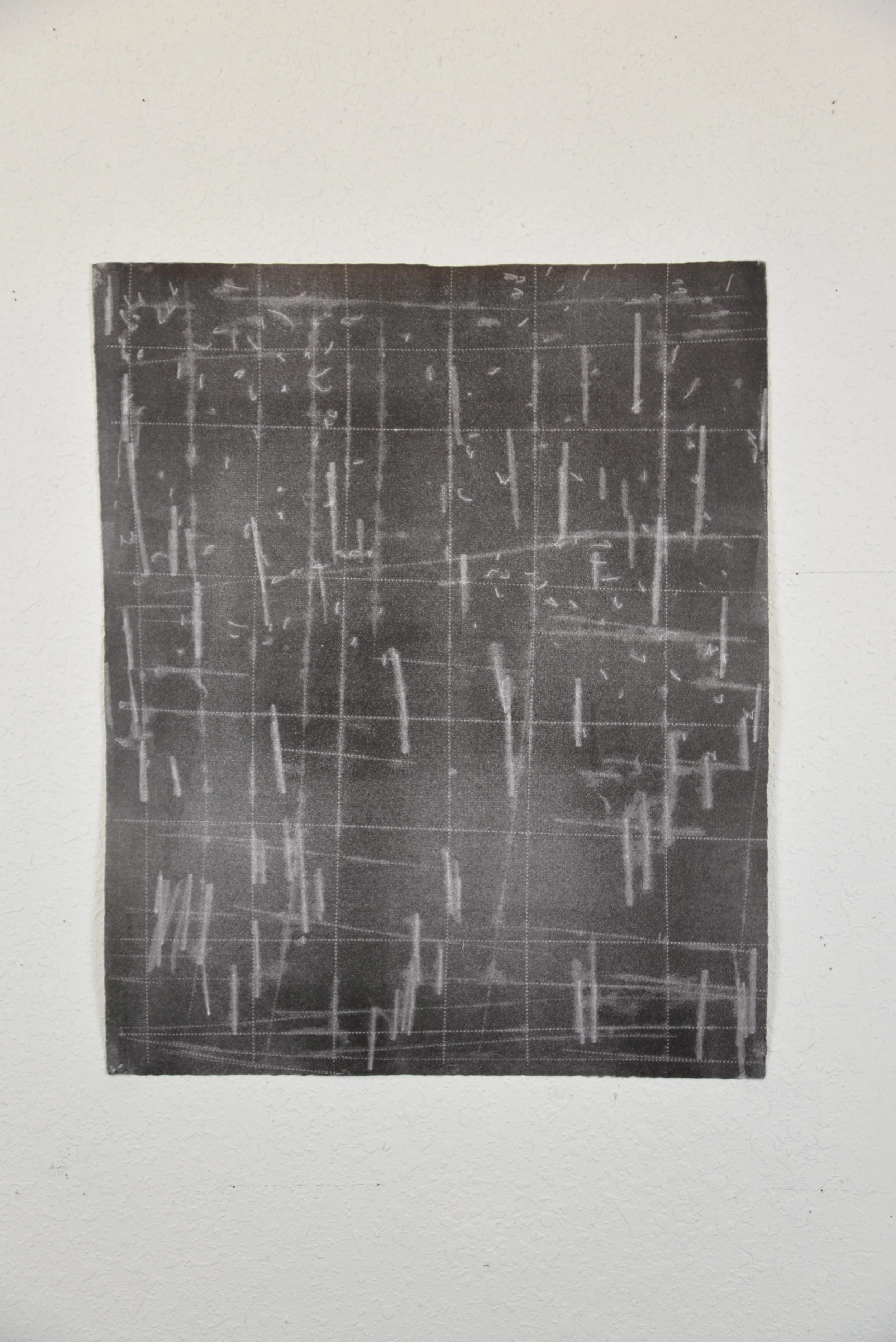 Please the Pools, 17 x 21.5”, 2025, trace monoprint on kitakata paper