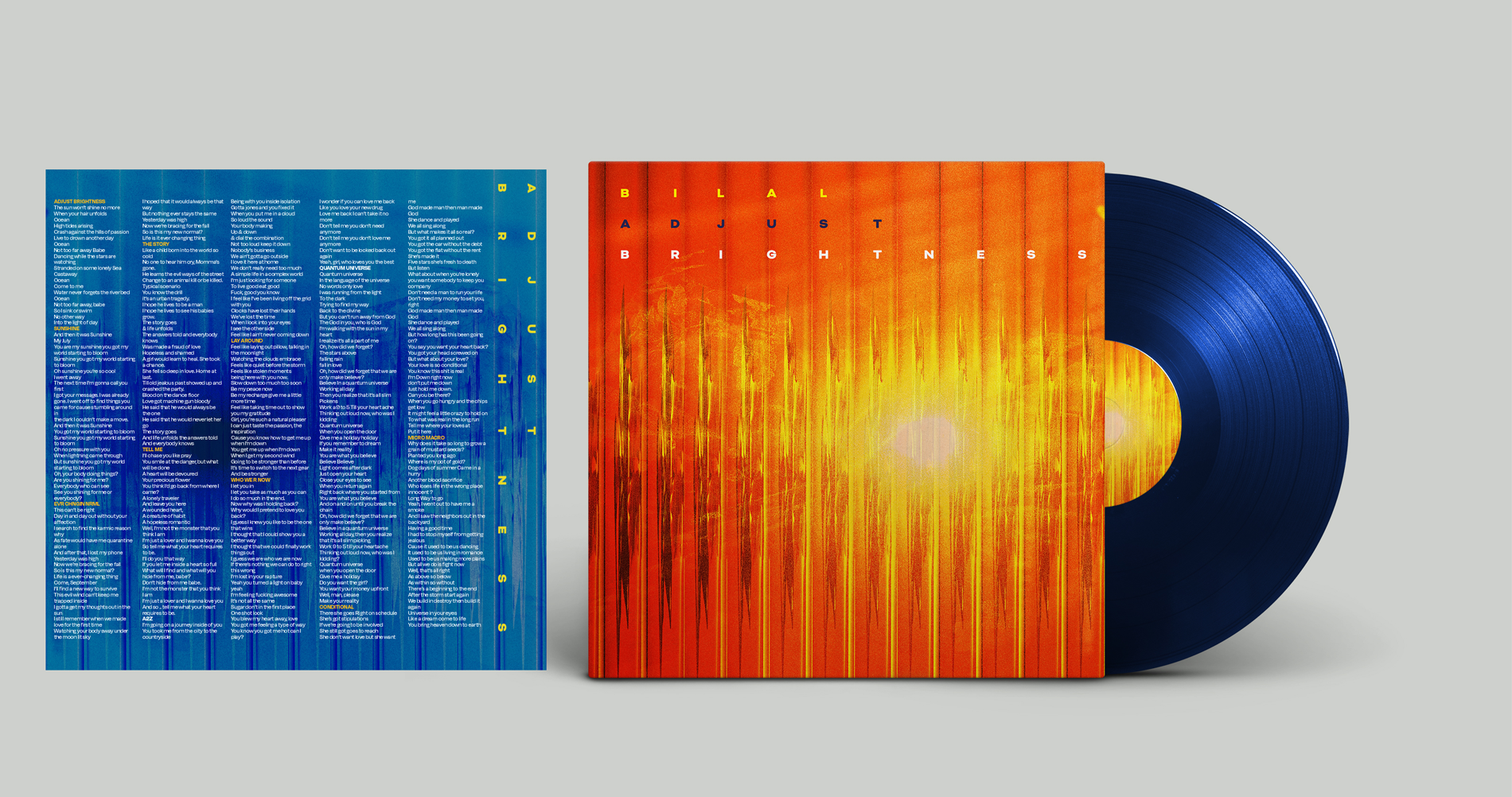 Bilal - Adjust Brightness Vinyl & Mixtape Release