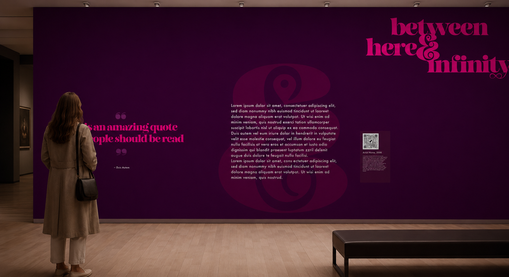 Mockup - Statement and Show Title, with example Quote