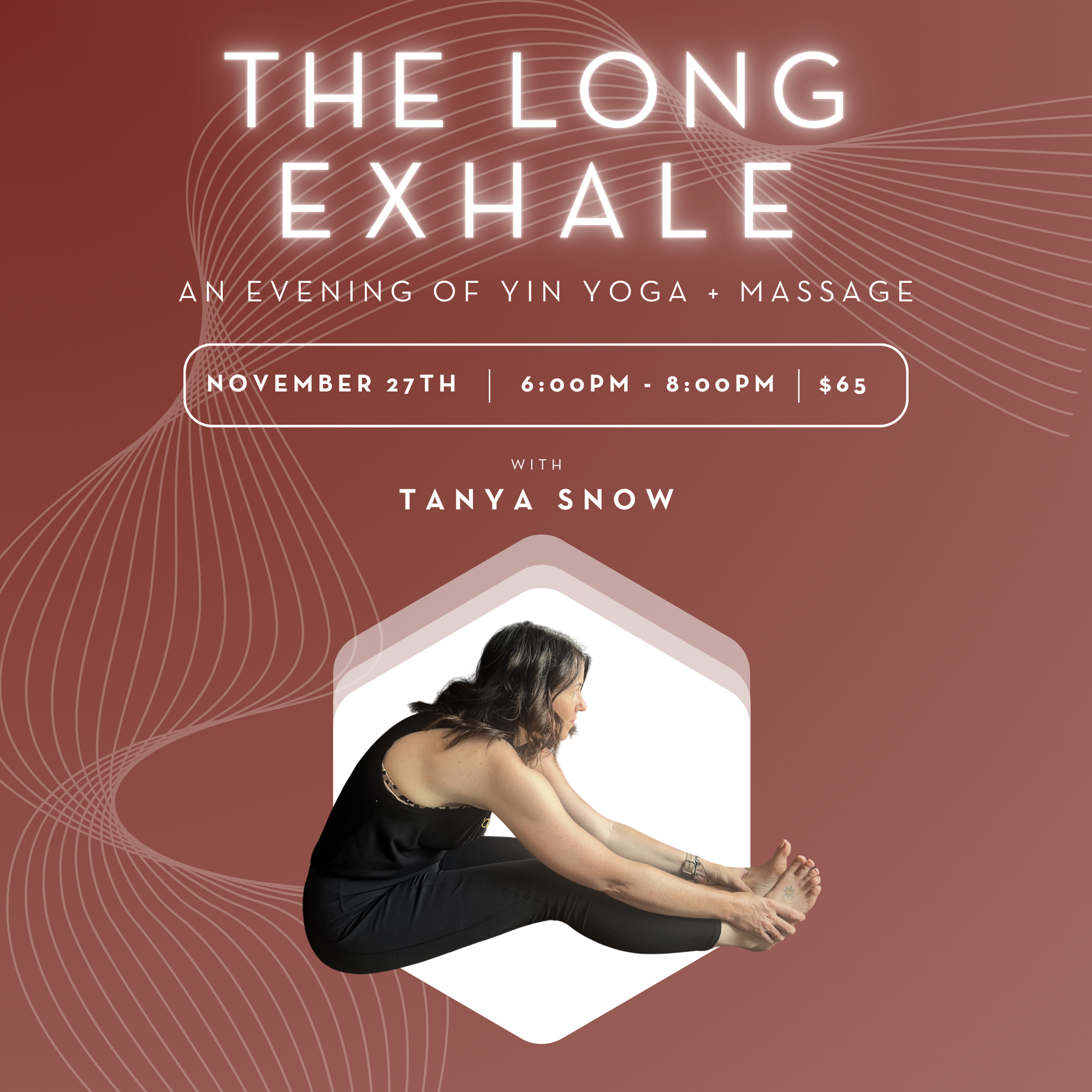 The Long Exhale: An Evening of Yin Yoga + Massage