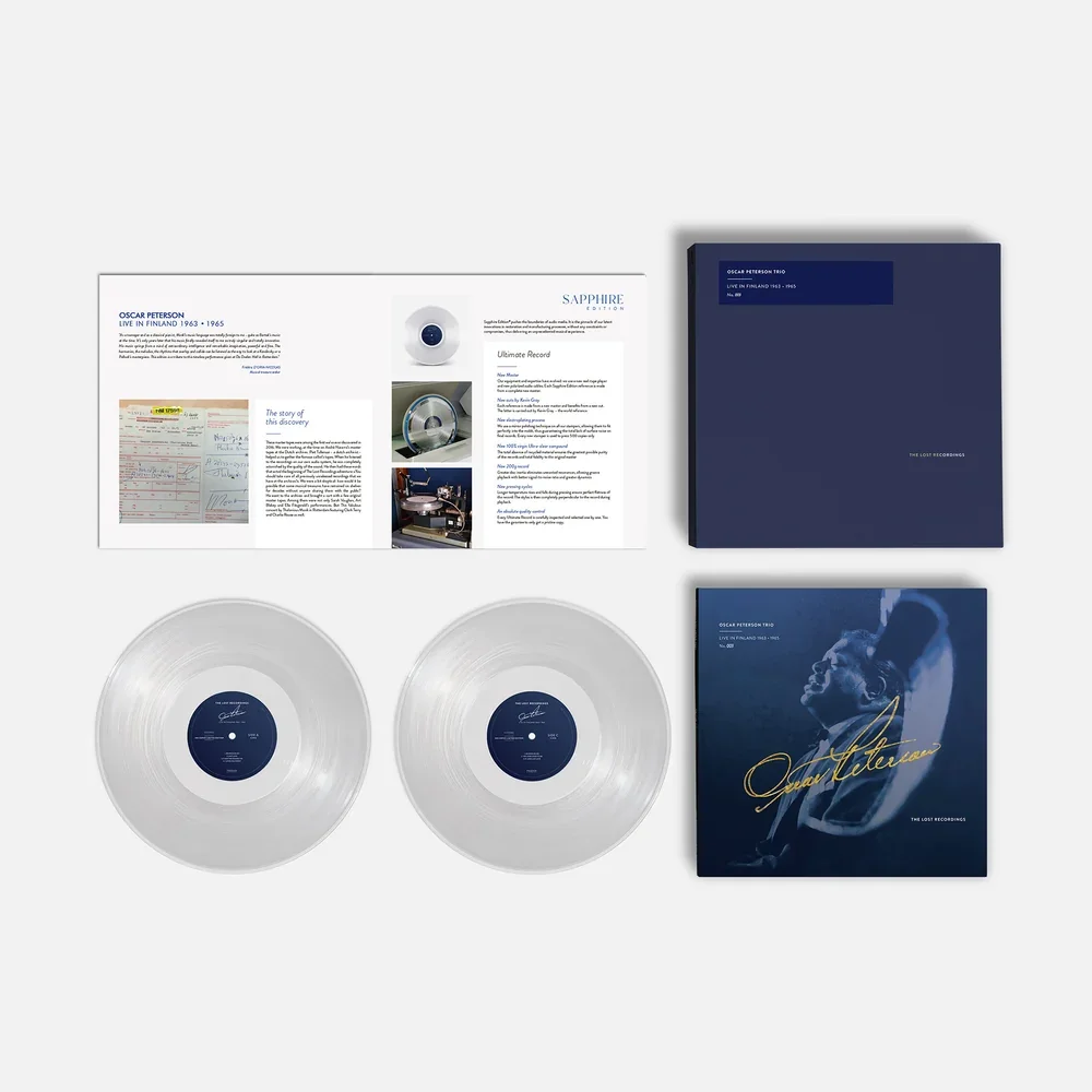 VINYL - Oscar Peterson Trio "Live in Finland 1963 - 1965" – SAPPHIRE EDITION (The Lost Recordings)