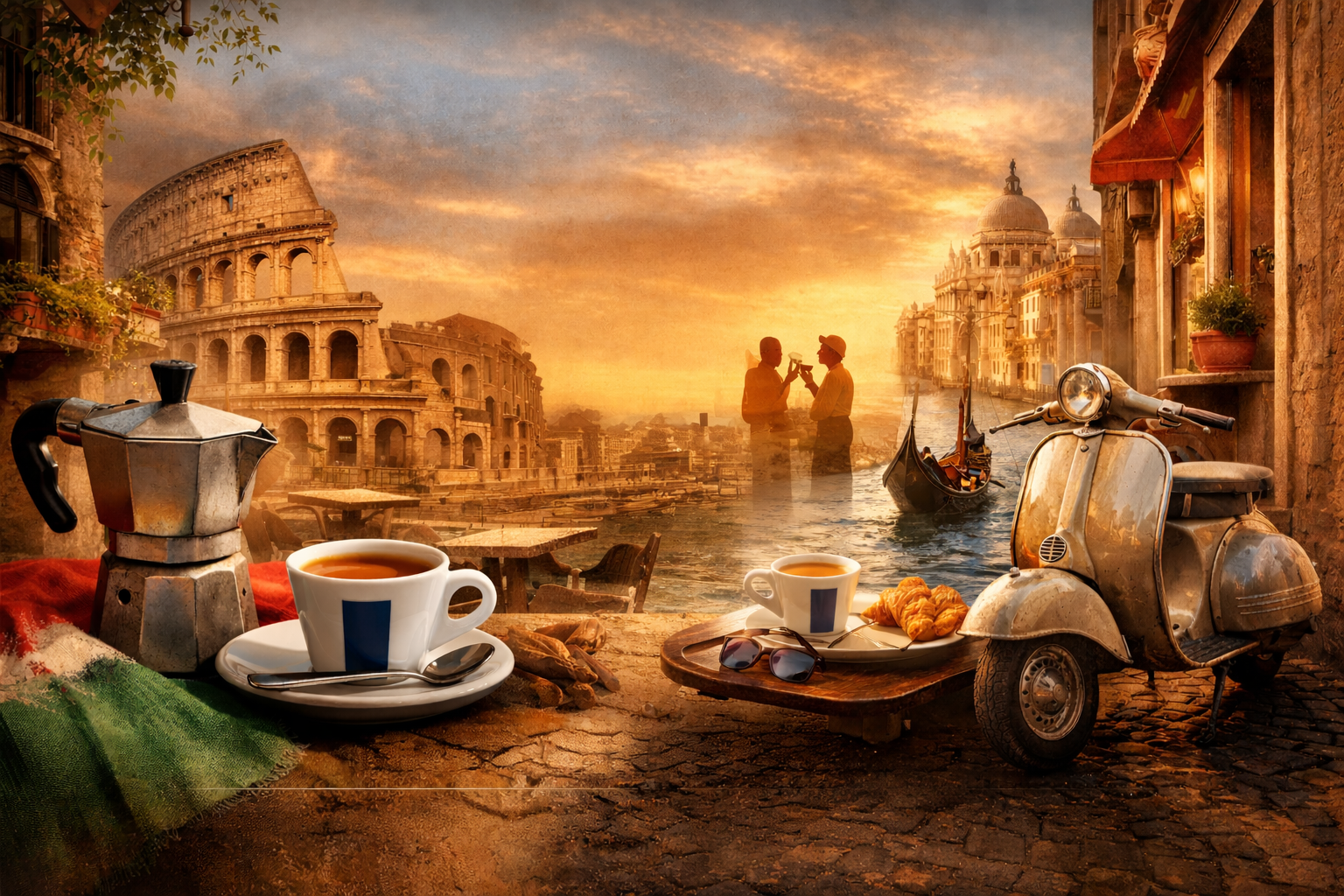 Photography meets Italian coffee culture.