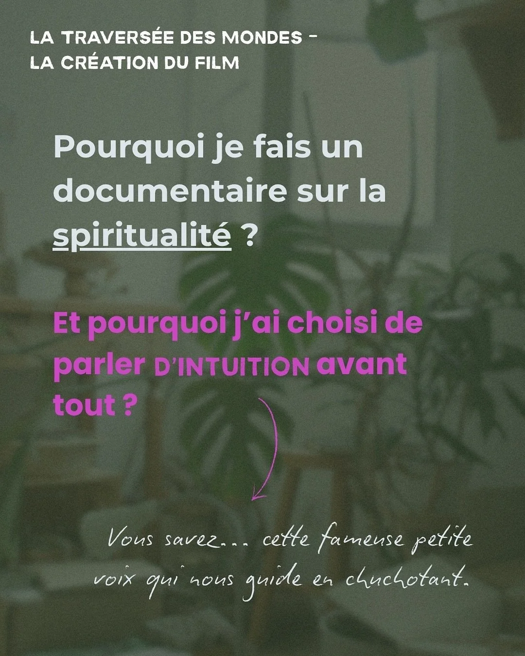 💫 Et toi, tu l&rsquo;&eacute;coutes, ta petite voix ?

Le documentaire a besoin de votre soutien !
Faites un don sur helloasso, et aidez-nous &agrave; finir le film 🎬 

Merci &agrave; l&rsquo;&eacute;quipe qui rend ce film possible :

R&eacute;alis