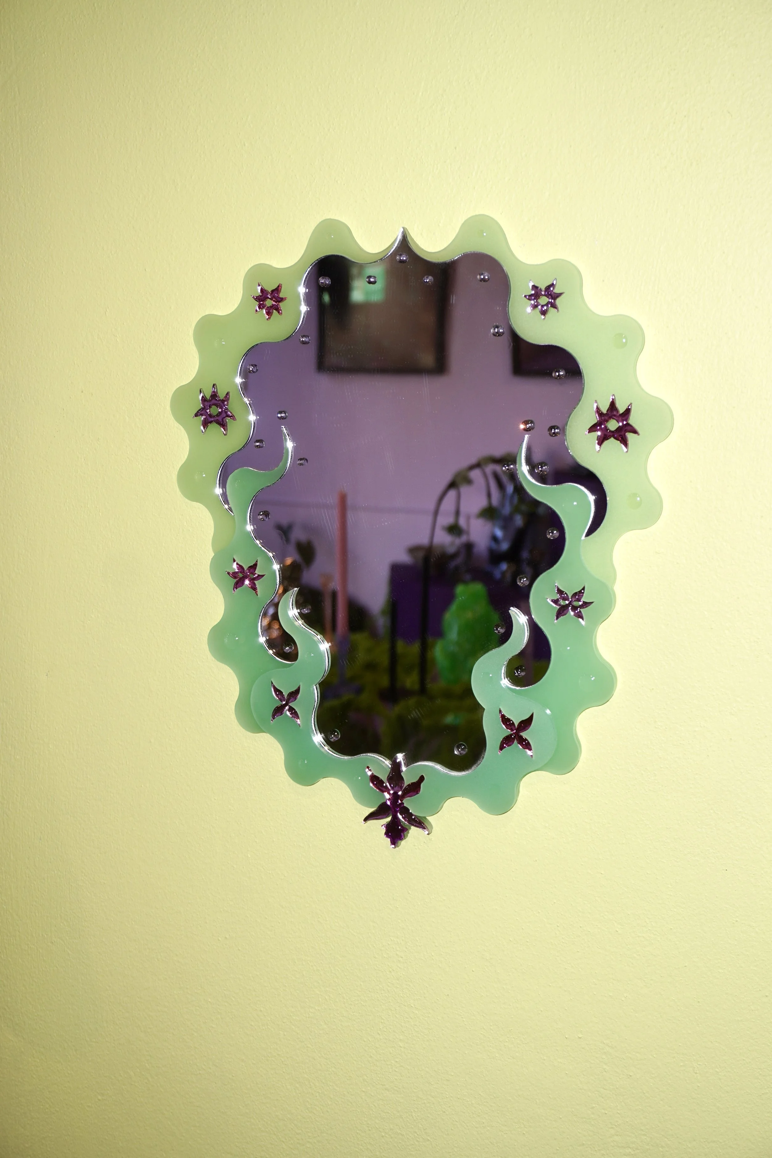 Moon Orchid Mirror