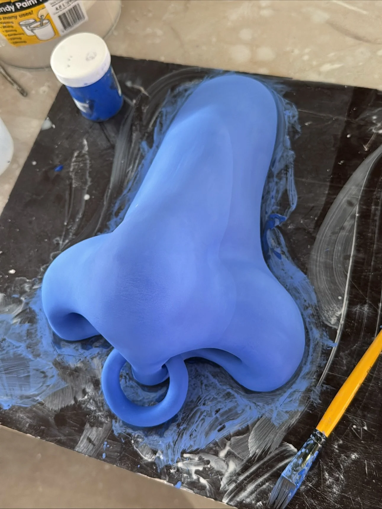 Studio lately
.
Big Schnozzes, Big Shoots, Little dogs 
.
👃👃👃👃
.
#ceramics #ceramicstudio #sydneyartist #colourfulceramics