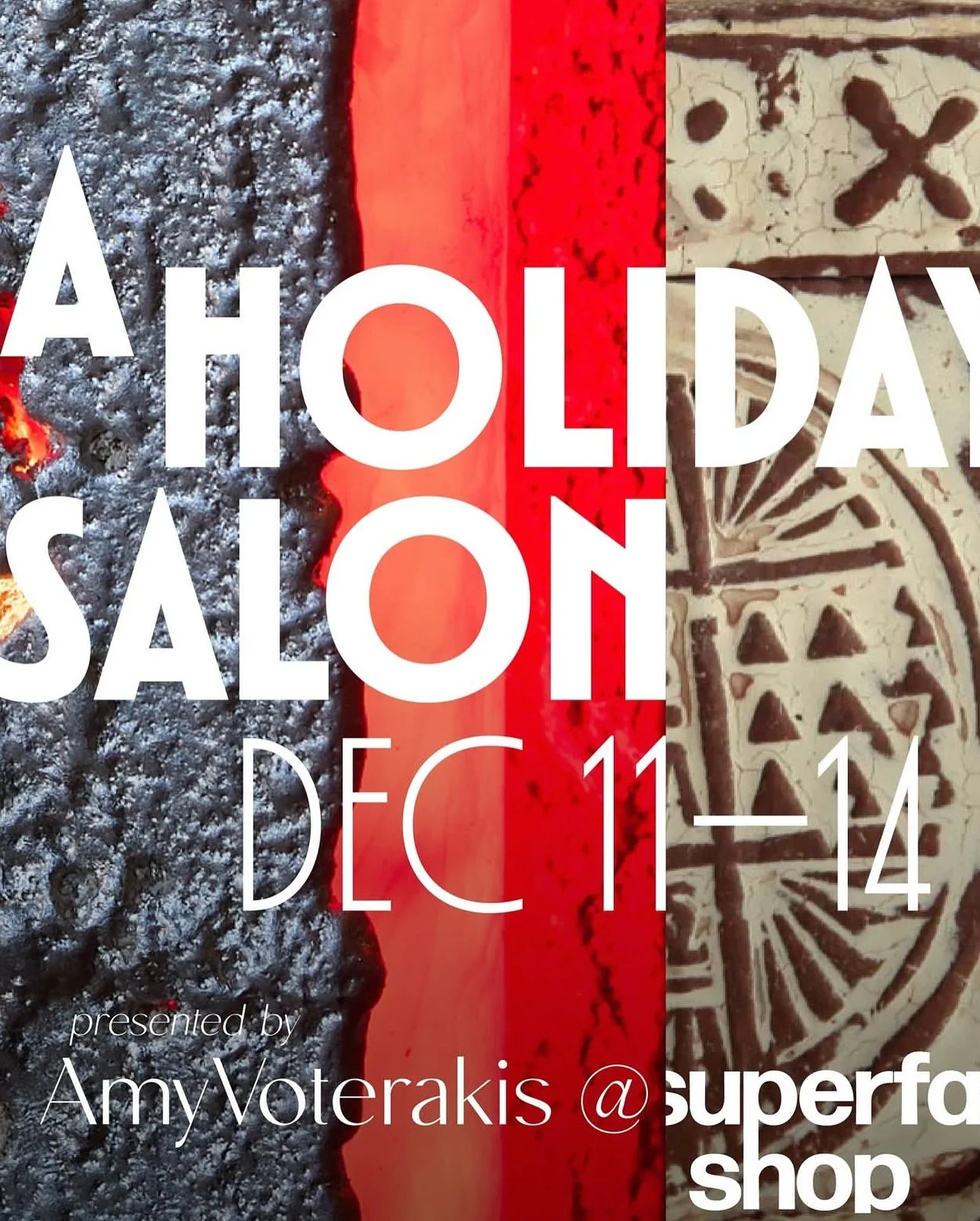 Thrilled to be part of A Holiday Salon opening this week in Collingwood 💫

A festive art + design pop-up curated by @amy.voterakis &mdash; 25+ Australian artists and designers 

Come by for art, conversation and a drink. Find a special gift! 
 
📍 S