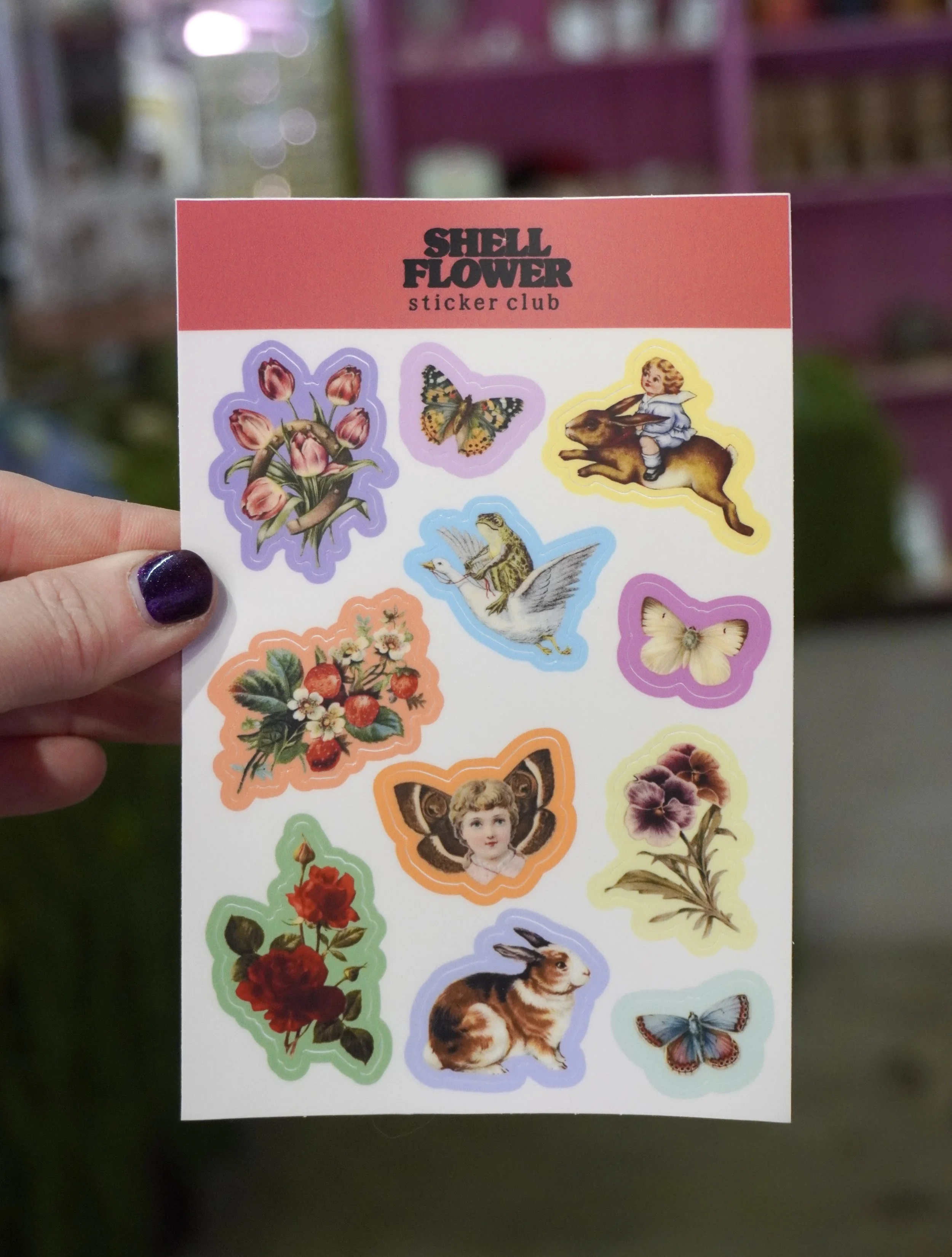 Garden Whimsy Sticker Sheet