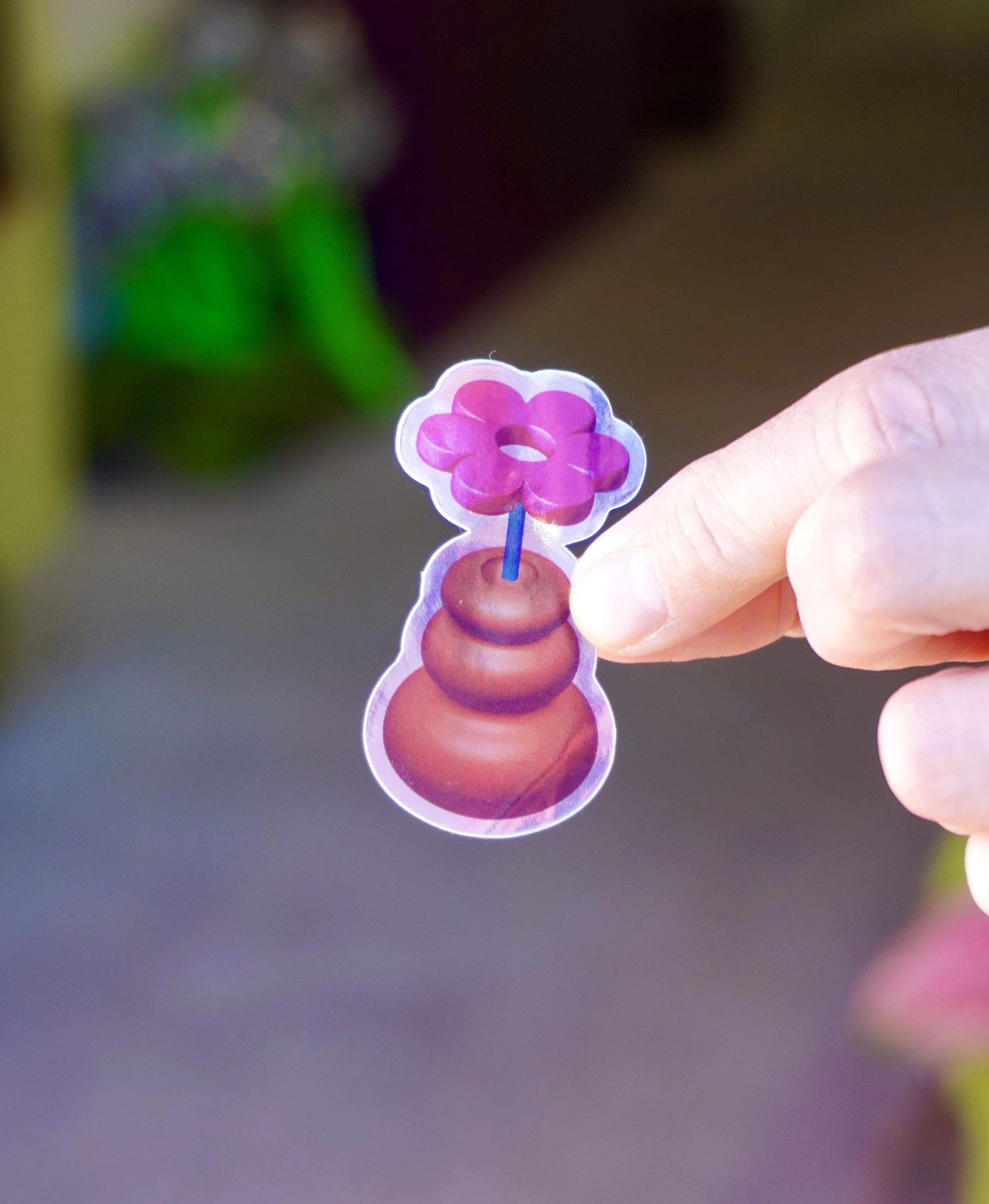 3D Flower Sticker