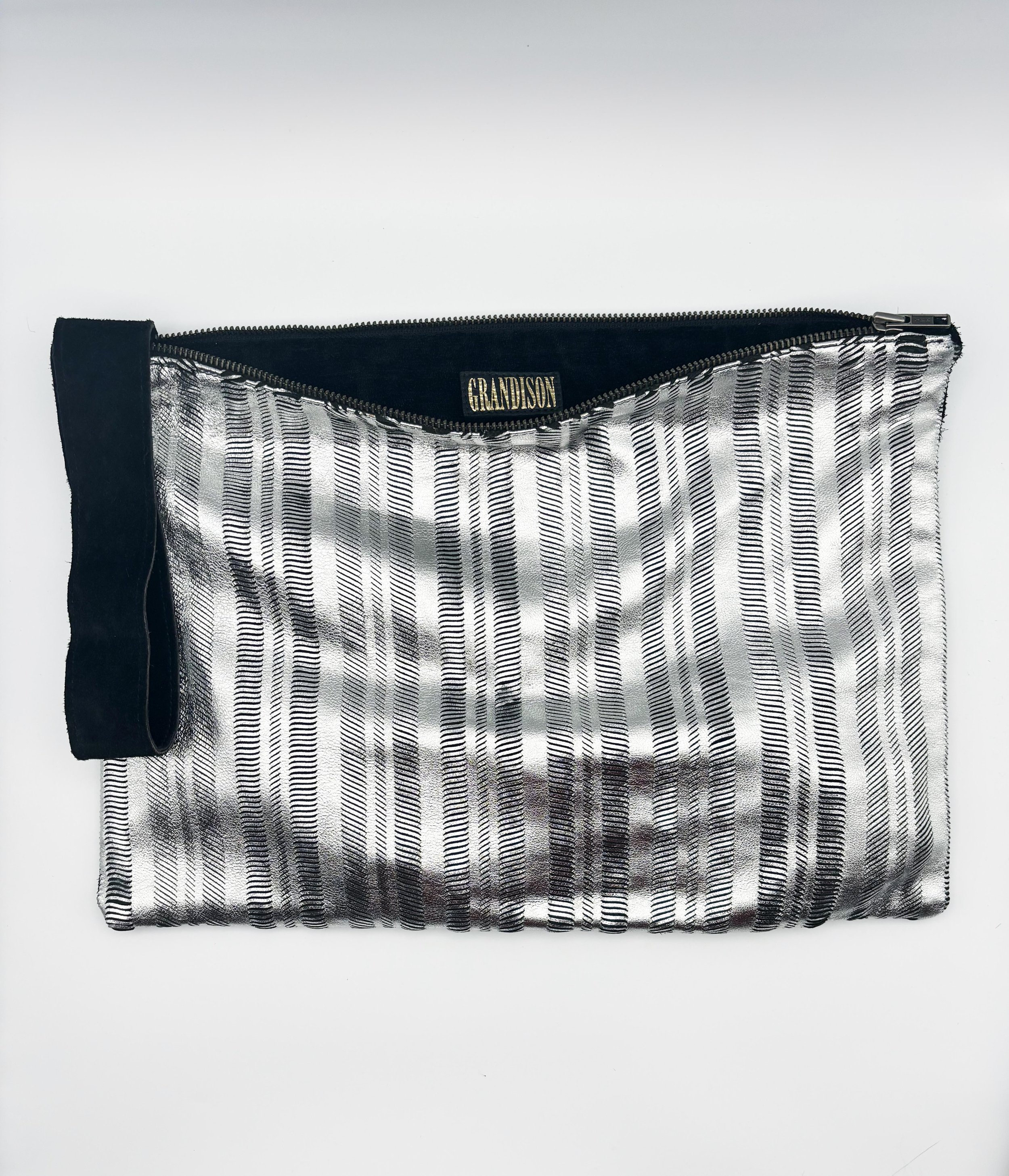 2) Large Silver clutch open .jpg