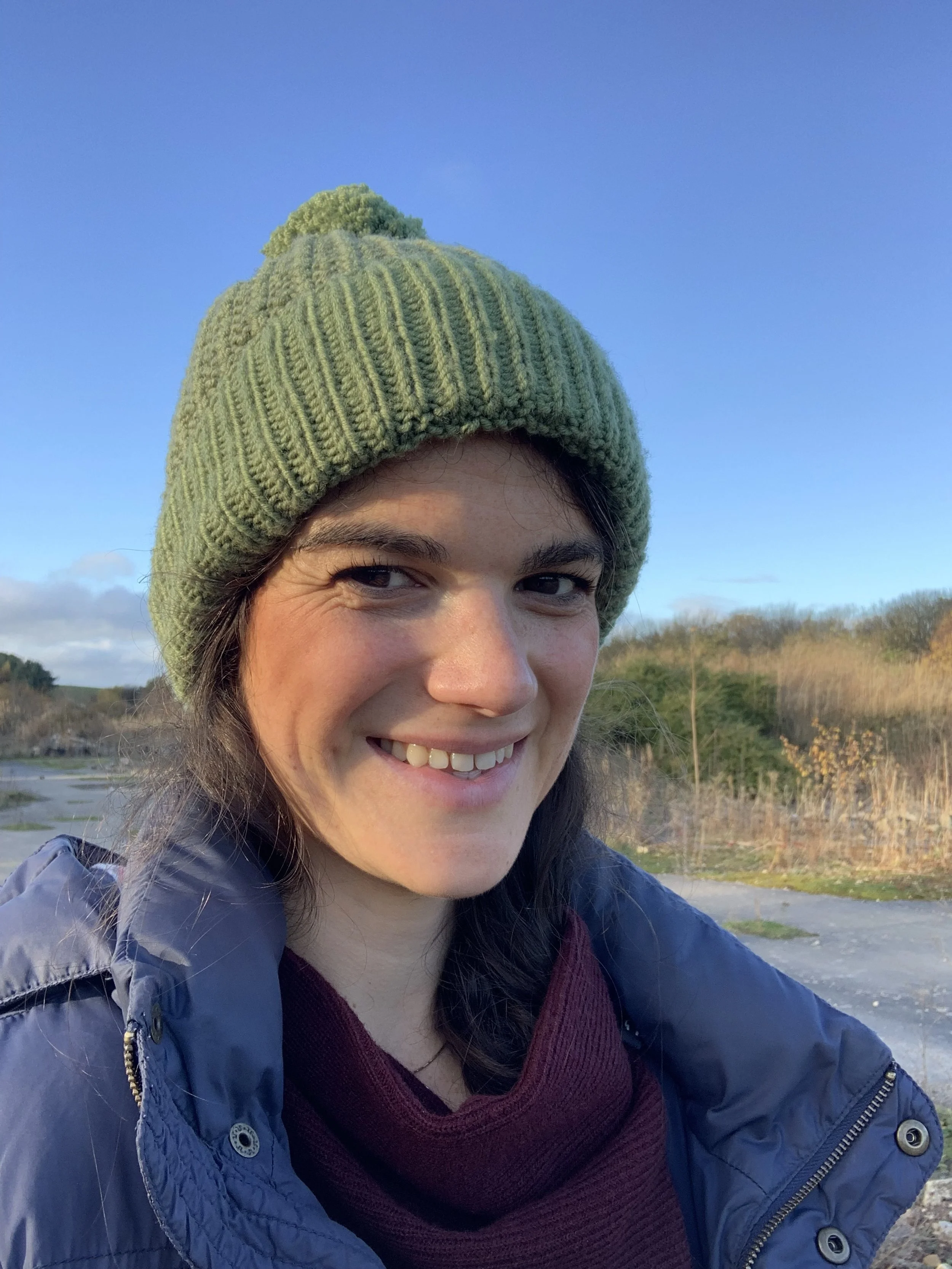 Mother connecting with nature