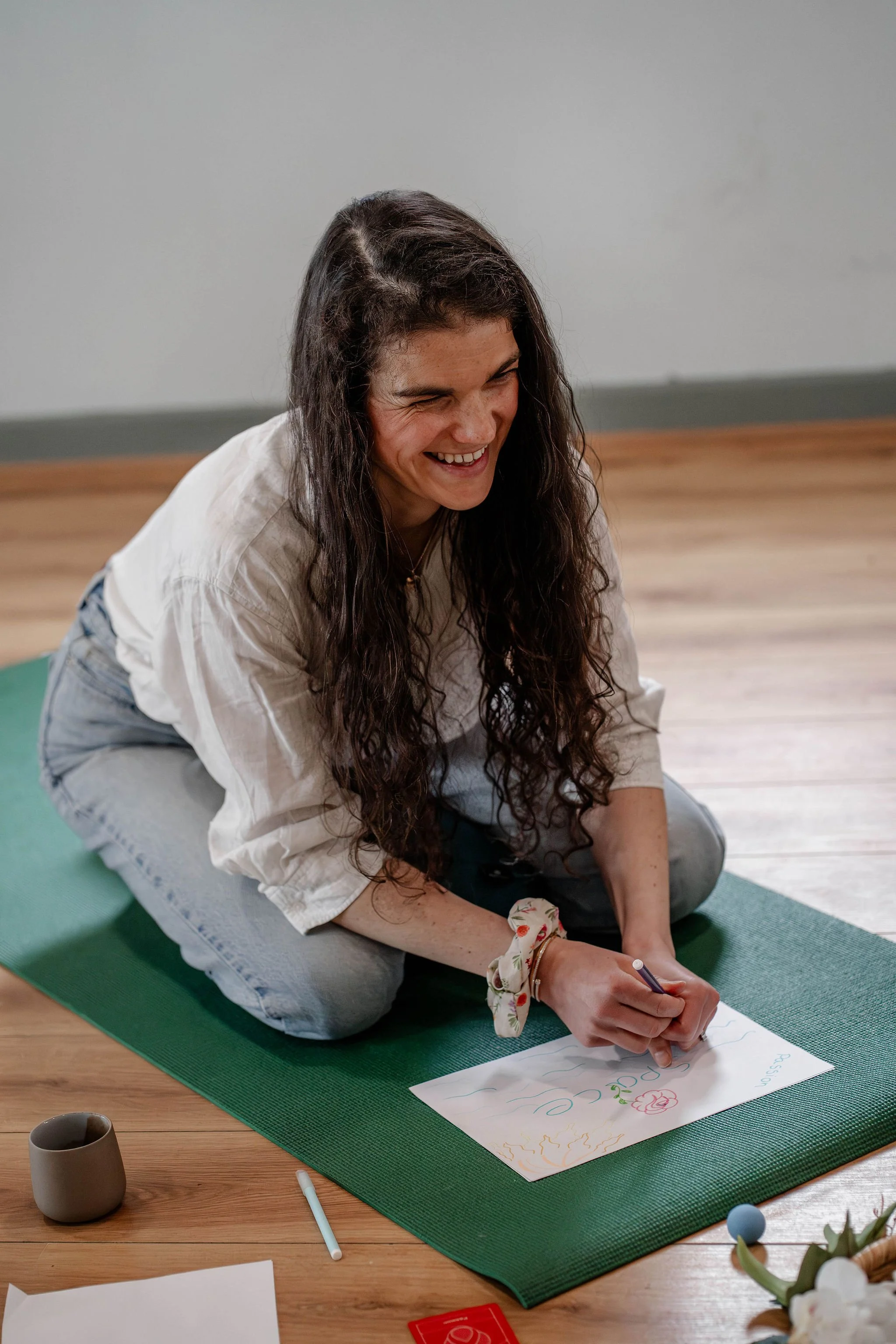 woman writing about motherhood