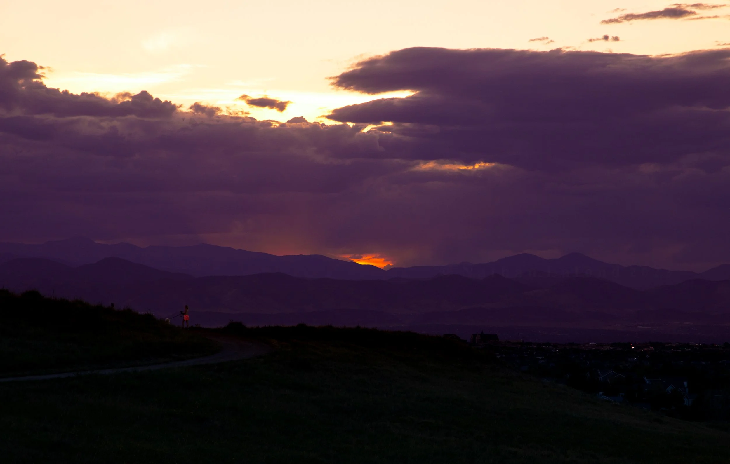 Rocky Mountain Sunset - Lone Tree, CO. 
