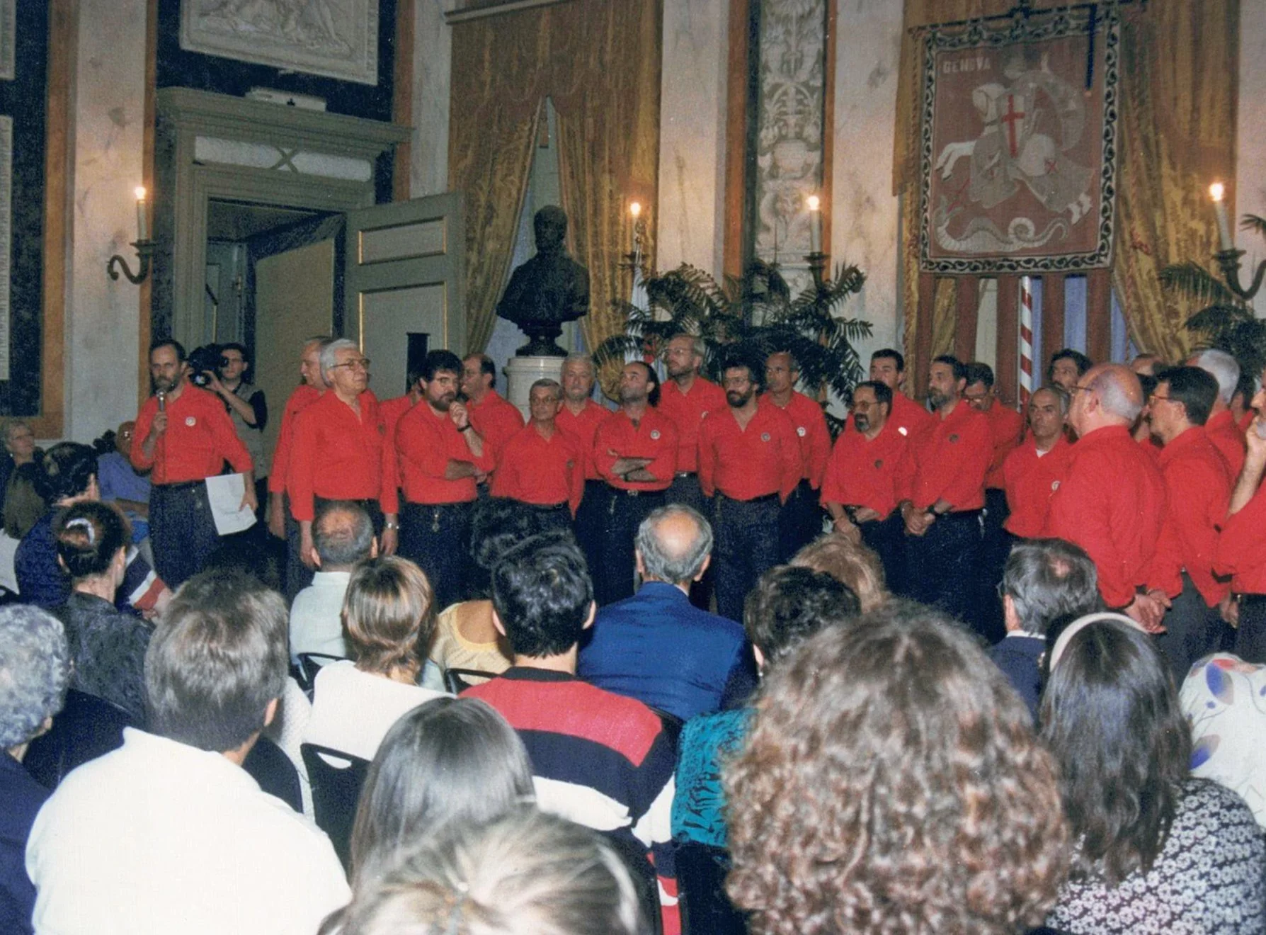 1997 - Presentazione del CD IMPROVVISO nel salone di rappresentanza del Comune di Genova