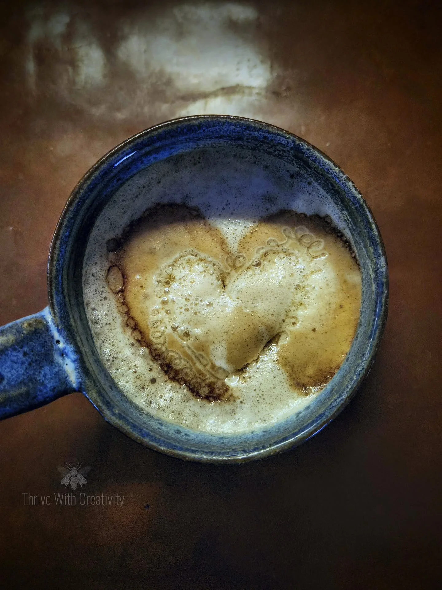 My rendition of "I love you a latte" ☕️ lol
Reviving old passions with &ldquo;Thrive With Creativity&rdquo;.
10 or so years ago, I found great joy in taking photos and labeling them with &ldquo;Thrive With Creativity&rdquo;. 
I find the phr