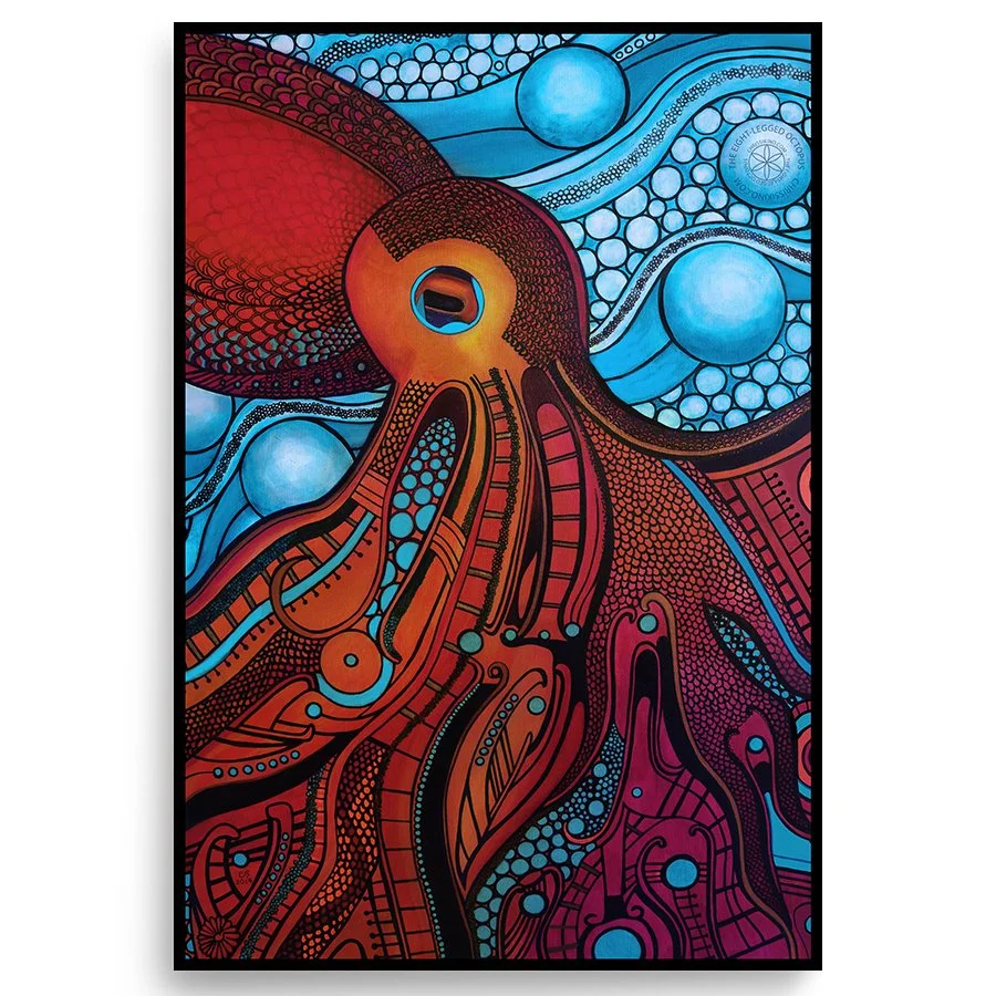 The Eight-Legged Octopus 13x19 Shop Image 3x3 framed.jpg