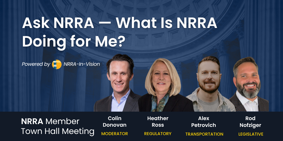 NRRA Holds Inaugural Member Town Hall Meeting