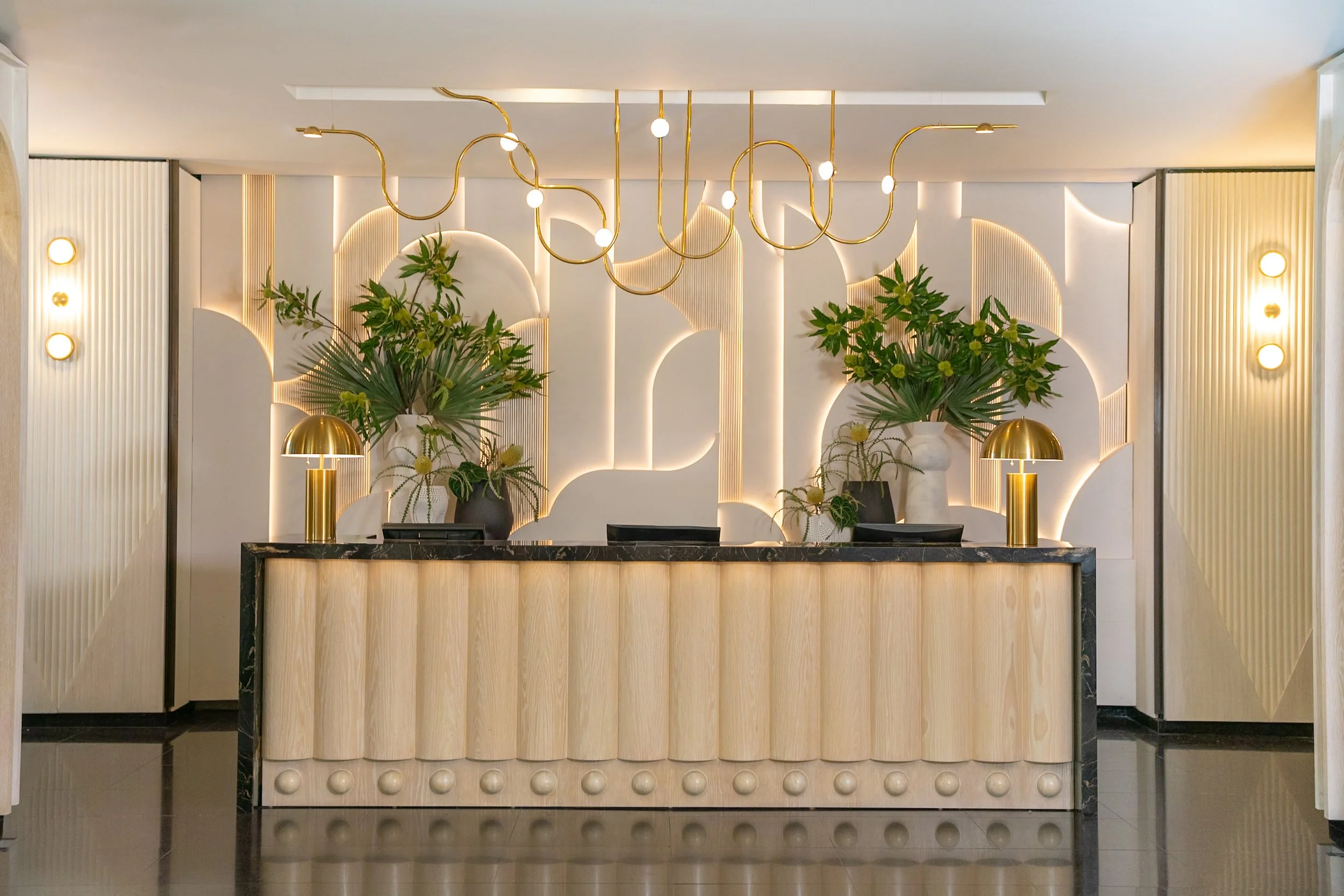 Front desk at the Sofitel Beverly Hills