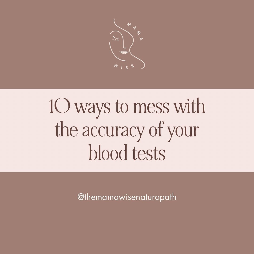If you&rsquo;re already a client of mine (👋🏼) you&rsquo;ll know I have some specific &lsquo;rules&rsquo; when it comes to #bloodtests. When there is effort, time &amp; sometimes an extra cost with getting blood tests done, let&rsquo;s get the testi