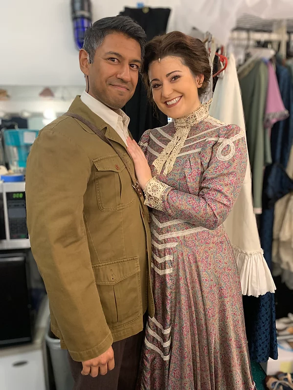 Backstage with Vishal Vaidya in EINSTEIN'S DREAMS