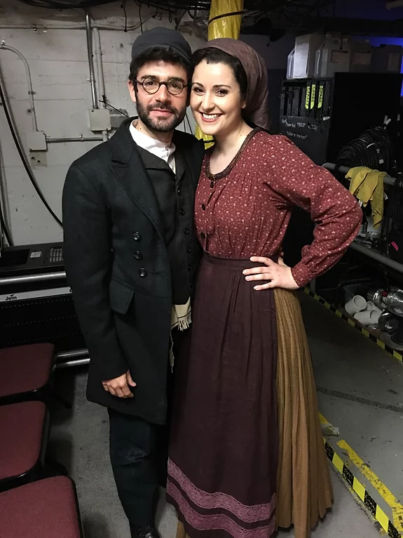 Backstage with Adam Kantor as TZEITEL
