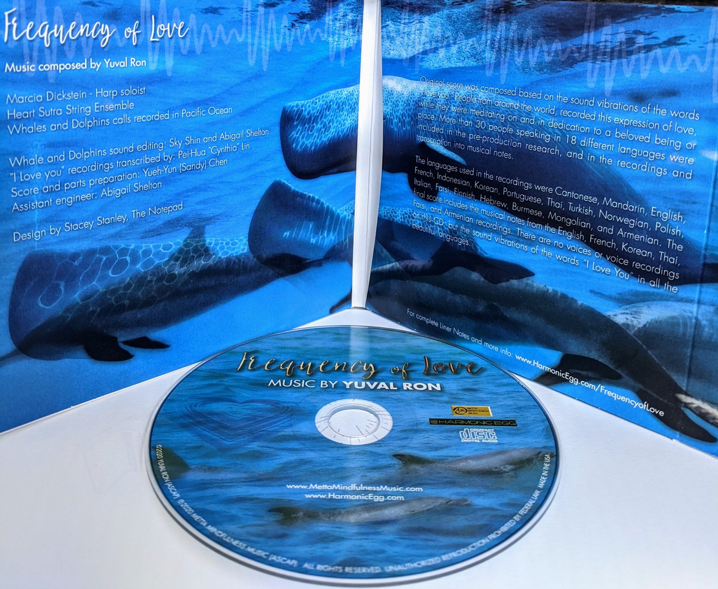 "Frequency of Love" CD Harmonic Egg Music