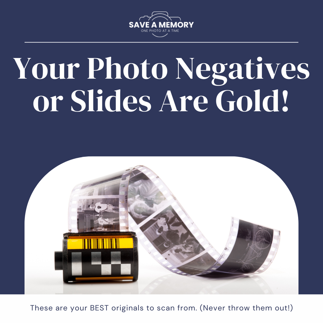 Your Photo Negatives or Slides are Gold!