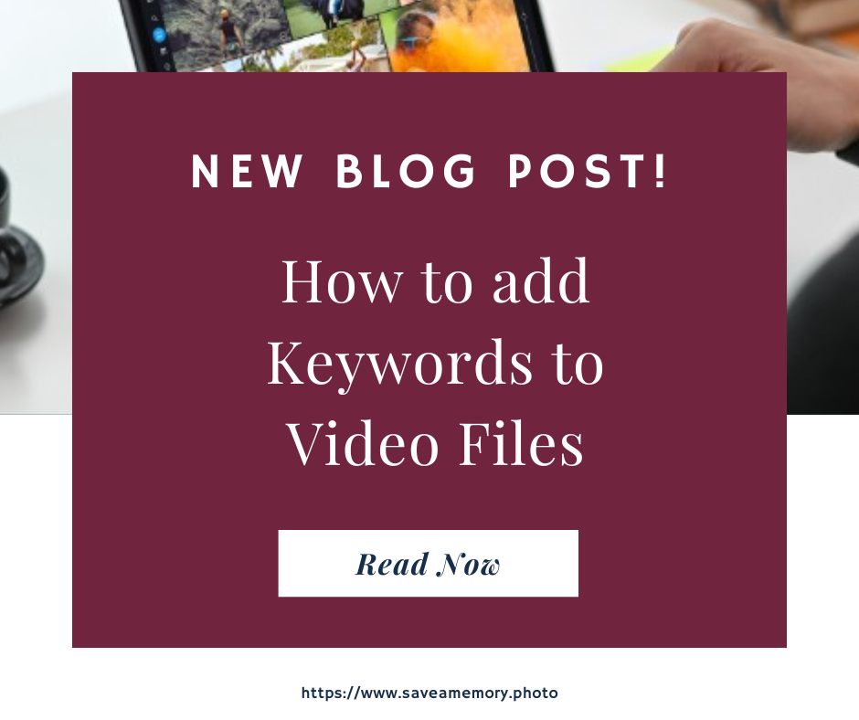 How to Add Keywords To Video Files