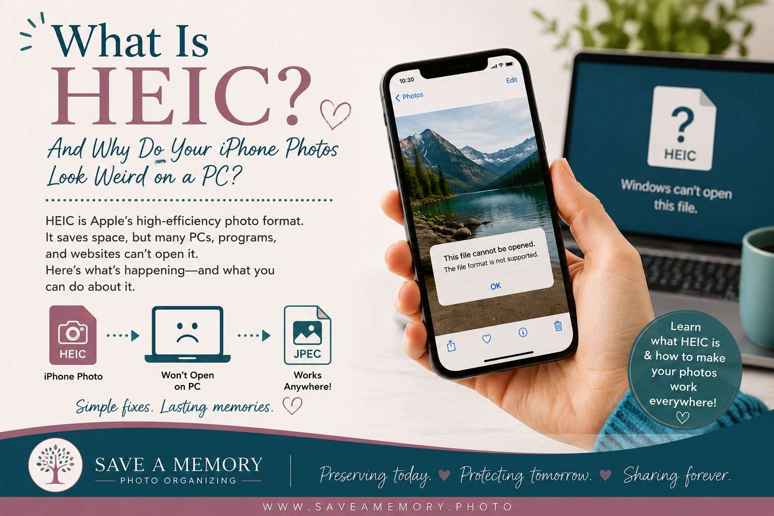 What Is HEIC? And Why Won't My iPhone Photos Open on My PC?