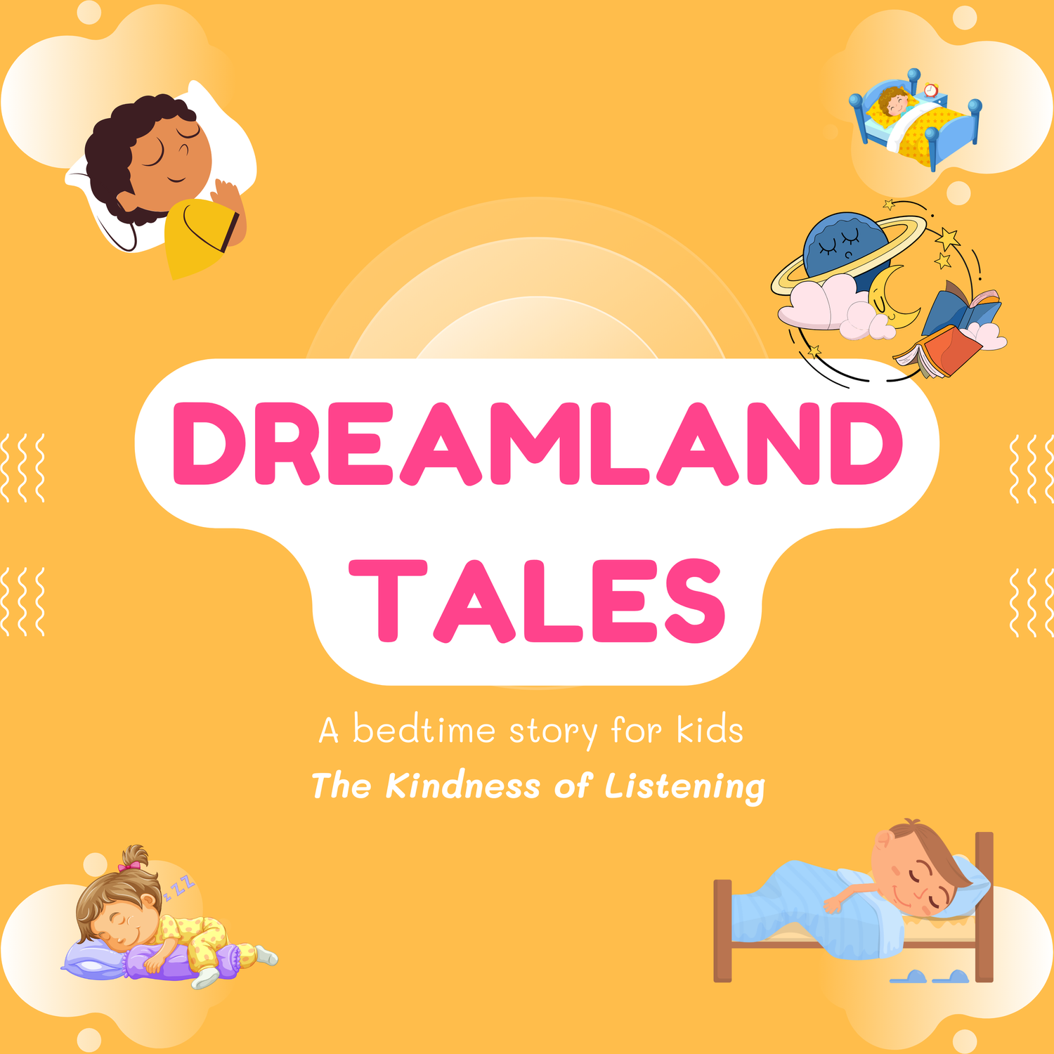 Dreamland Tales: A Bedtime Story for Kids podcast artwork
