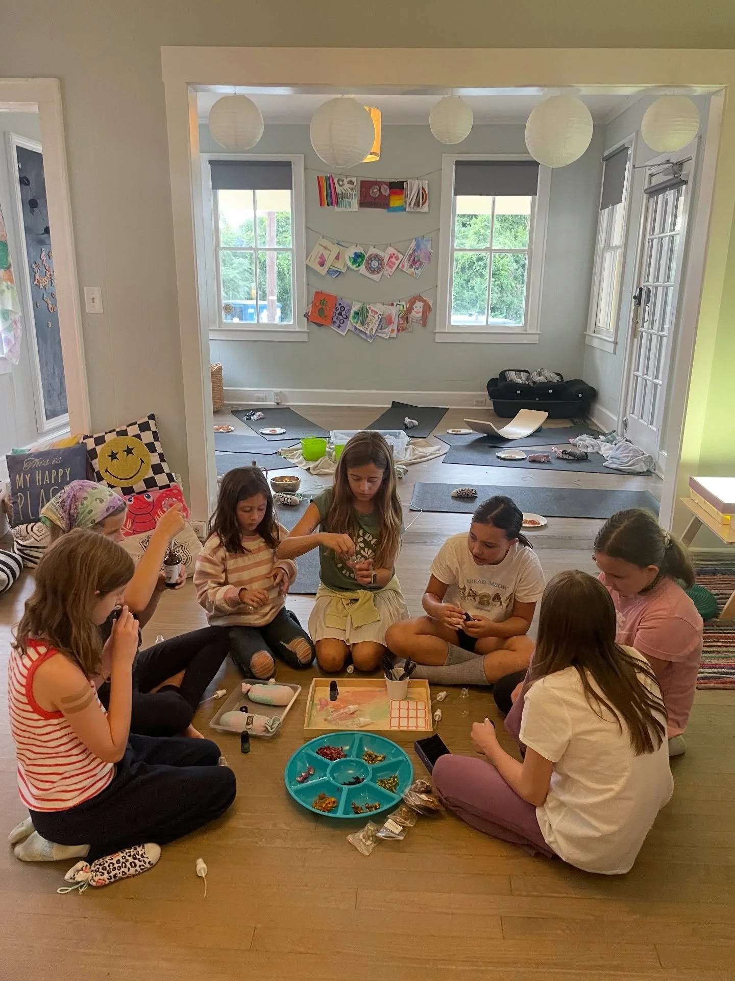 Potion Night Success!π§ͺβ¨
Zen Girls — our preteen girls group — gathered for all things magical last night! They made their own lavender + chamomile eye pillows for relaxation, set intentions, and created sprays with oils and dried flower