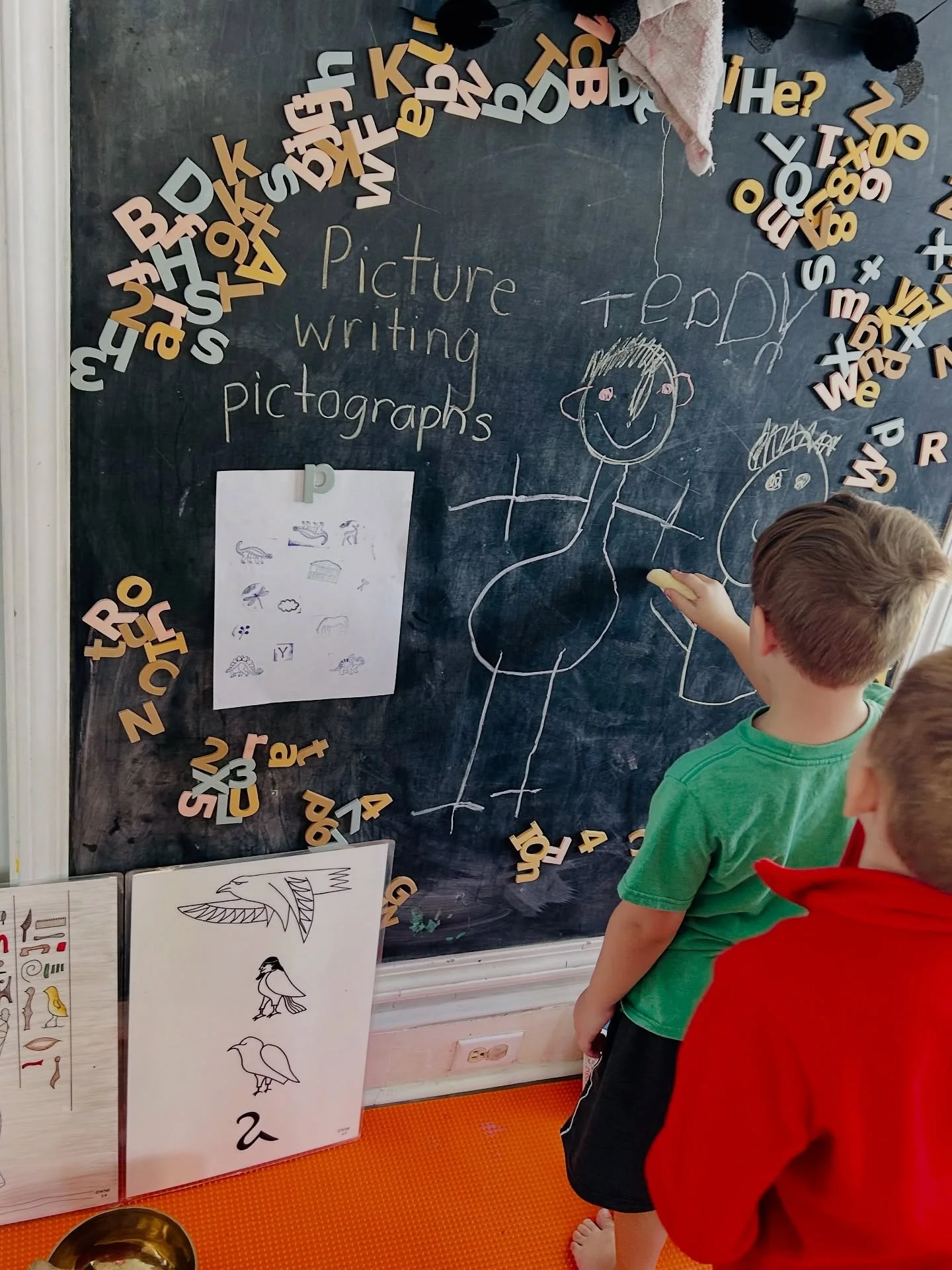 Homeschoolers took a journey through time this week to learn the story of our alphabet! Together, the children discovered how humans first began to share their ideas — from gestures and pictures to written symbols and letters. βοΈππ€ 
Charades