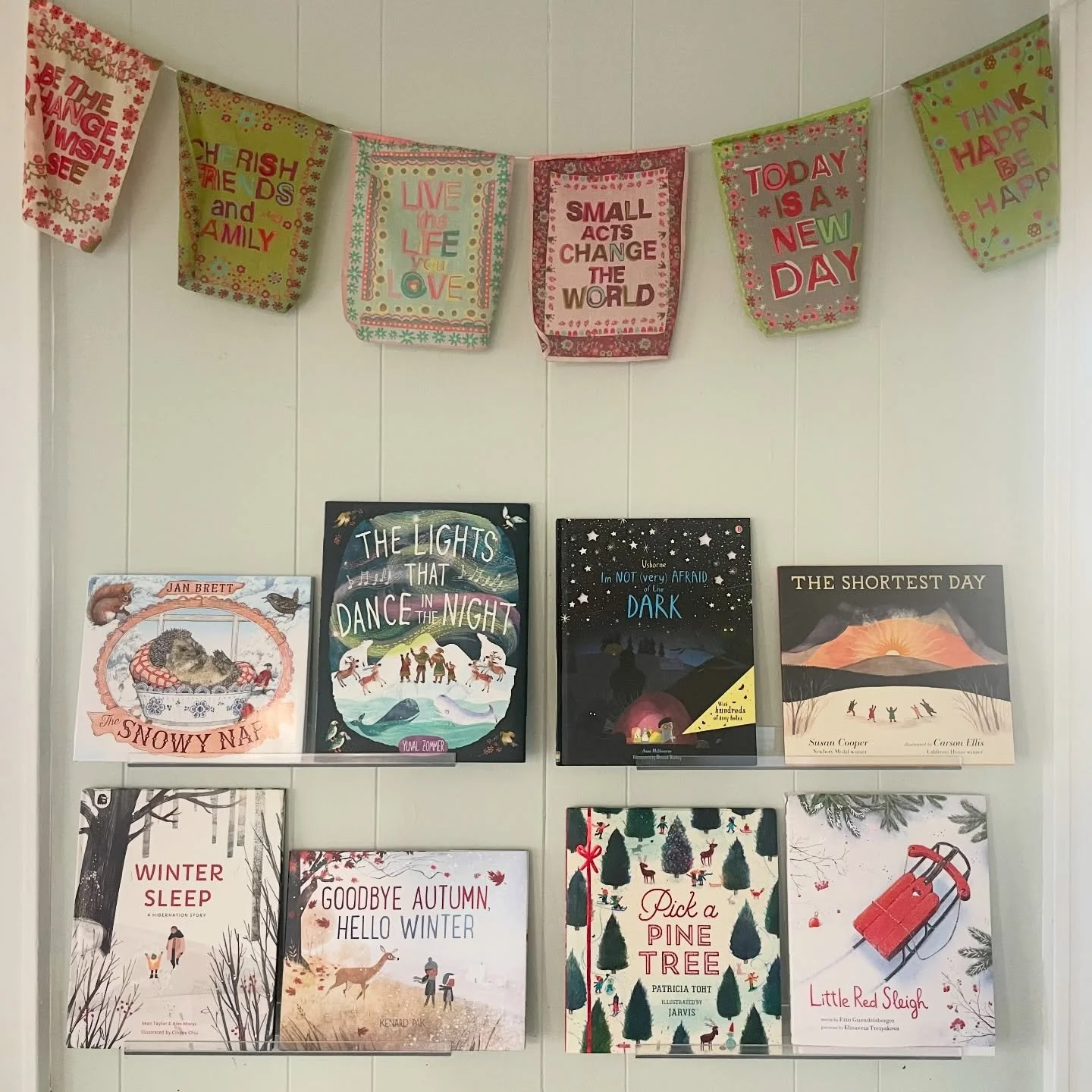 Our shelves are filled with the coziest winter &amp; holiday books&mdash; sparking all the joy! 📚✨

Some of our favorites:

🦔 The Snowy Nap 
A beautifully illustrated tale about Hedgie the hedgehog who can&rsquo;t fall asleep for hibernation. A gen