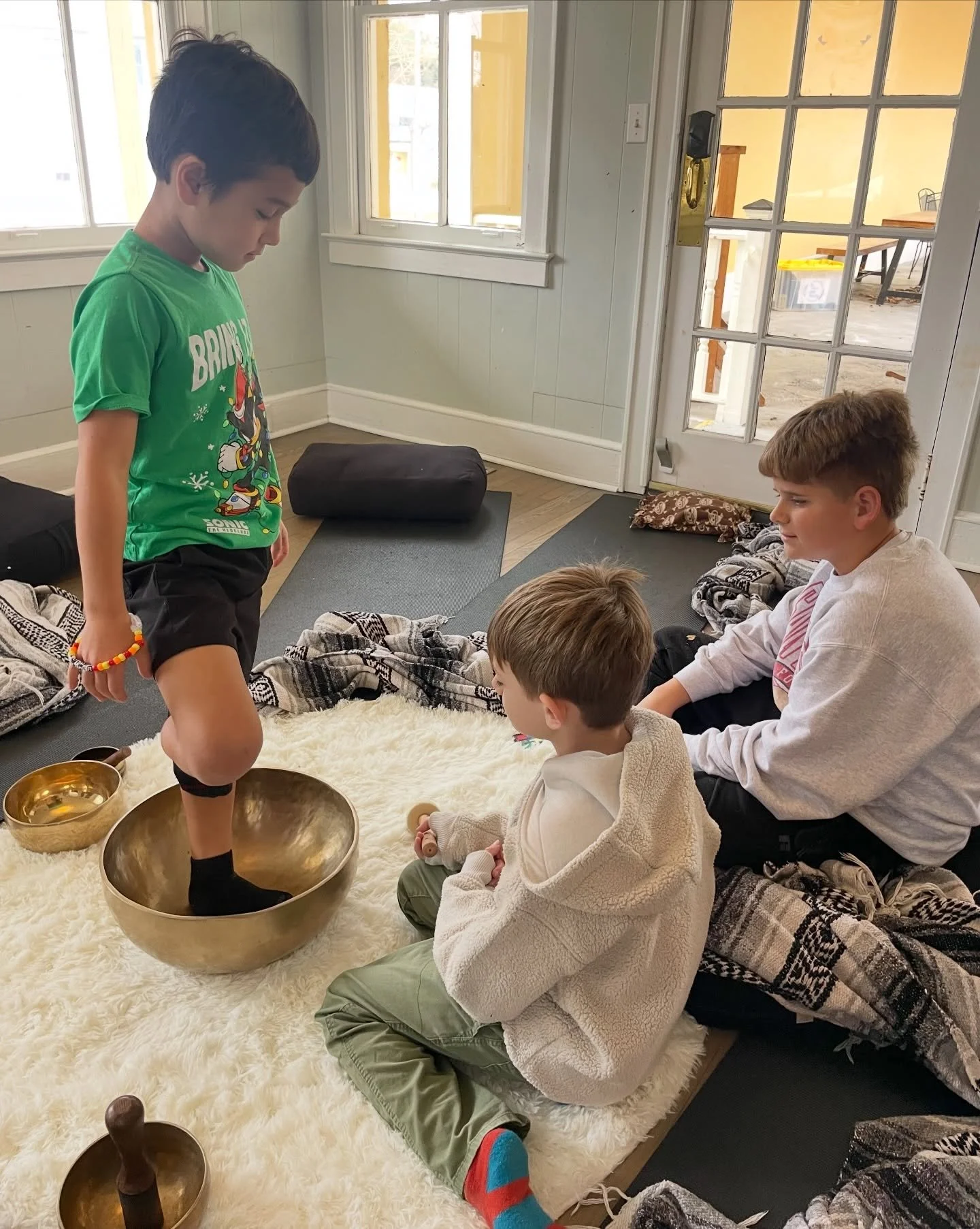 Feeling hopeful for the future after a morning with Zen Boys, our tween boys group 🥹🤍✨

Yoga and mindfulness help build emotional regulation, awareness, confidence, and the freedom to lean into softness and just be. It is so fun to grow with these 
