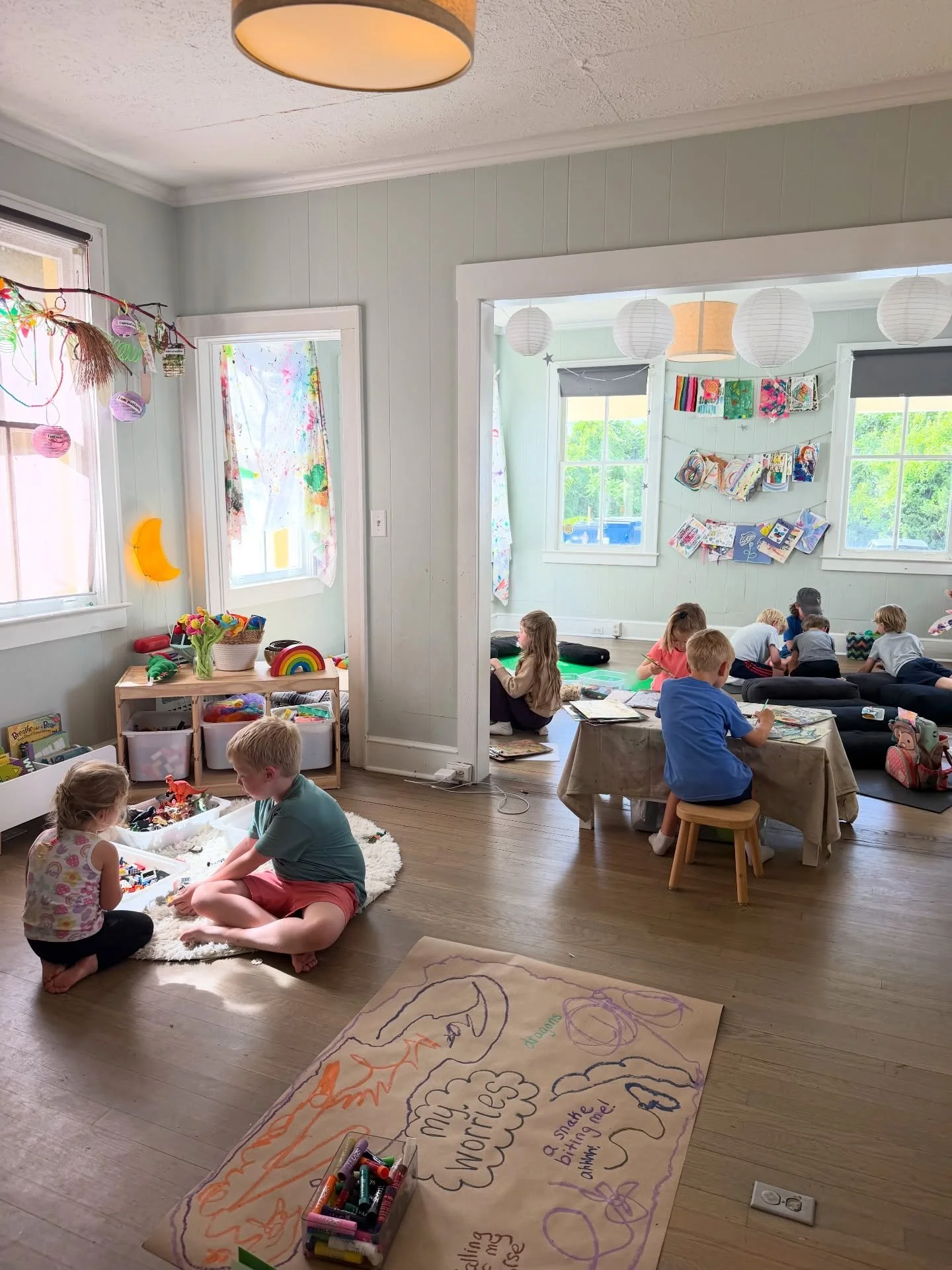 After school vibes 10/10 🤌🏽

No pressure. No expectations. No demands.

After a full day of school, they tell me time and time again that this is exactly what they need: peaceful play, creativity, and time to chit-chat, giggle, and connect.

So gra
