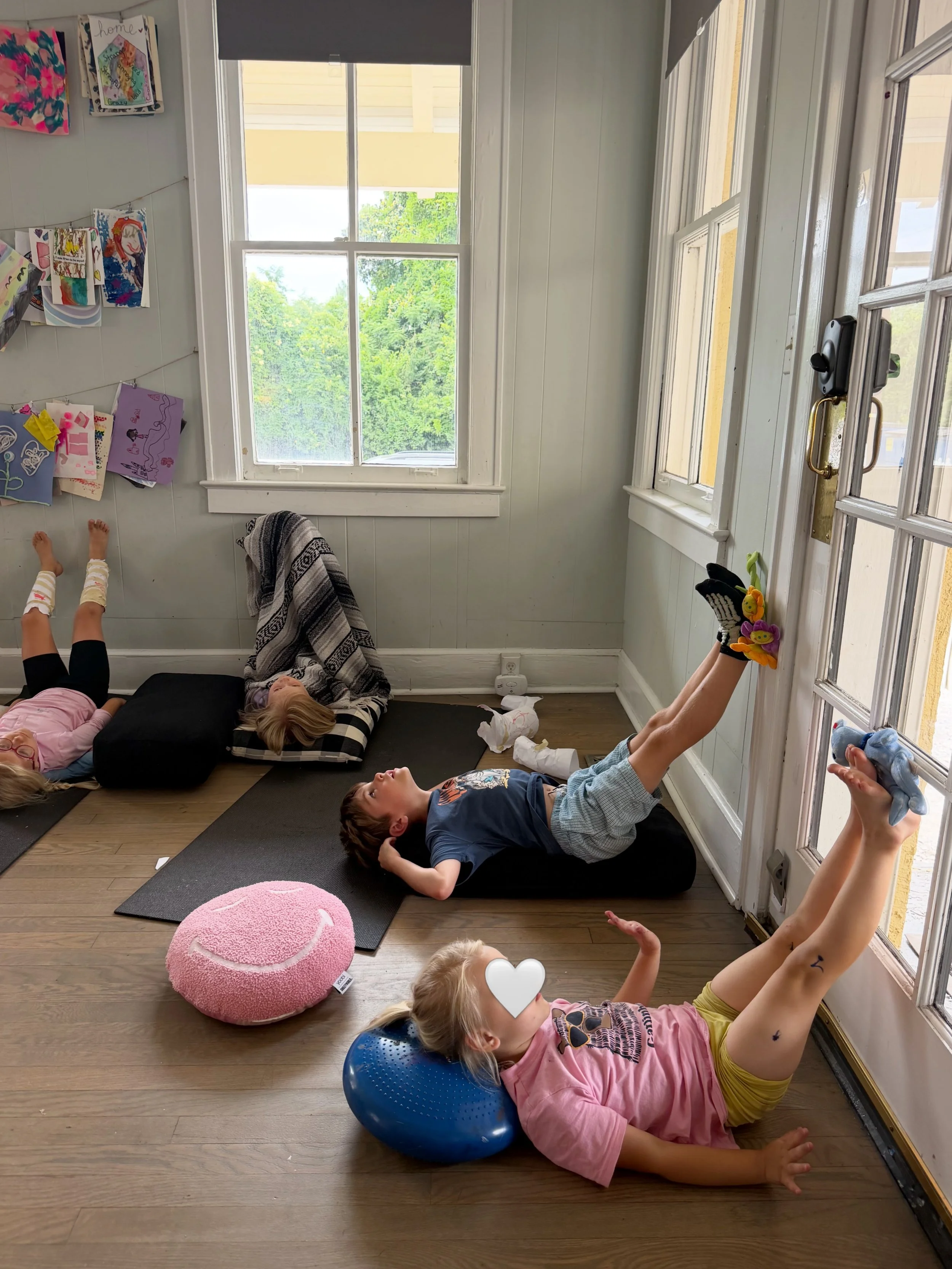 The squeals of joy when they are invited into legs-up-the-wall pose 🥹🤍

Proof that relaxation can be exciting for kids, too!

P.S. Can you imagine if we had known about legs-up-the-wall pose and savasana when we were kids? ✨ Learning how to slow do