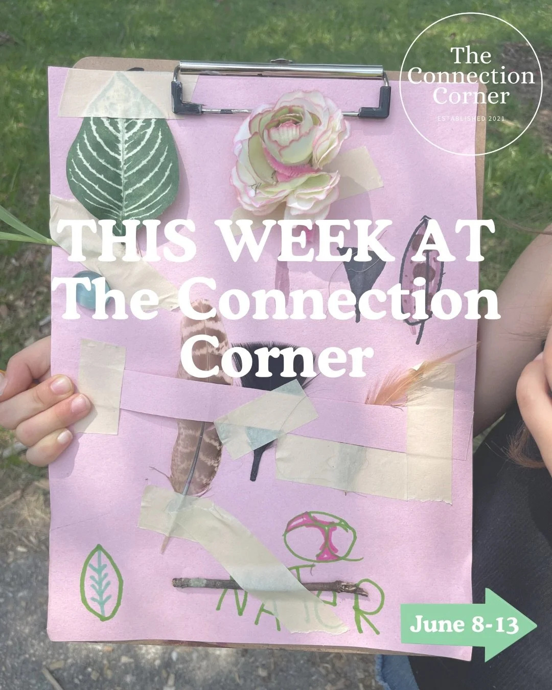 Summer is in full swing and we know it can be hard to keep up with everything going on&hellip; Here&rsquo;s a quick look at this week&rsquo;s offerings! 🗓️ 

See you soon! 
🧘🏽🎨🌱📖🫧🖐🏼🤸🏿&zwj;♀️

www.theconnectioncorner.org