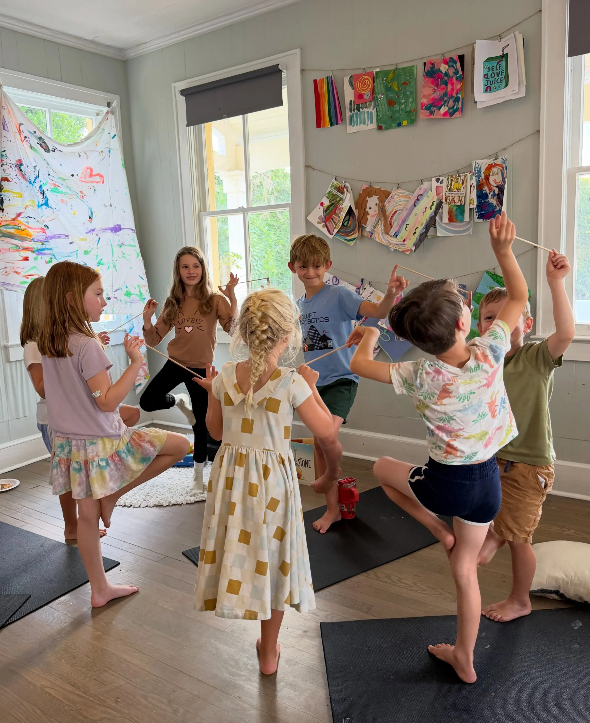 It&rsquo;s so beautiful to see our students lifting each other up, supporting one another, and discovering that we are stronger together. 🥰

Our Friendship Yoga Nights are all about practicing collaboration, kindness, teamwork, communication, and bu