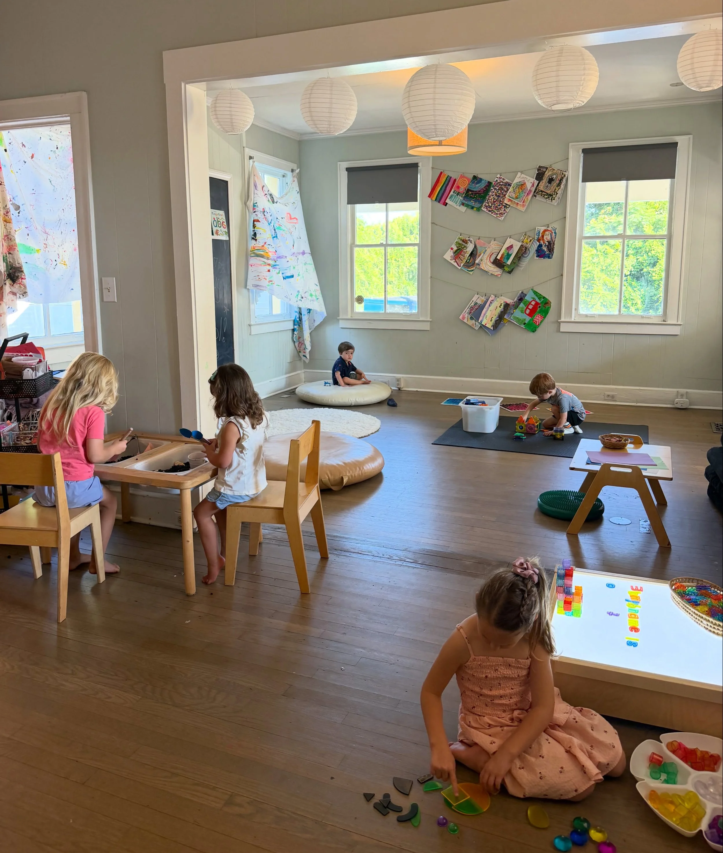 If I close my eyes and imagine my dream preschool, this is exactly it 🥹😭🥰

Small class size
Warm, loving teachers 
A rhythm that feels safe 
A classroom that feels peaceful, playful, and fun
Engaging and meaningful materials
Children full of joy a