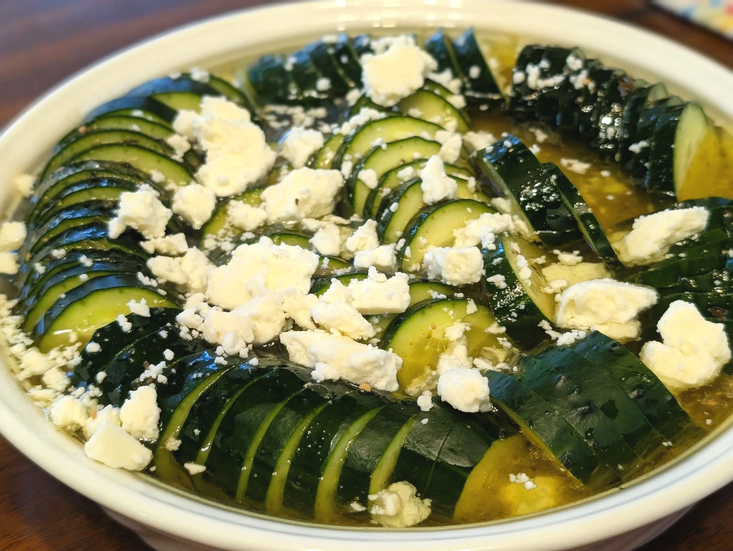 Greek Cucumber Salad Sunday 2 in South Carolina