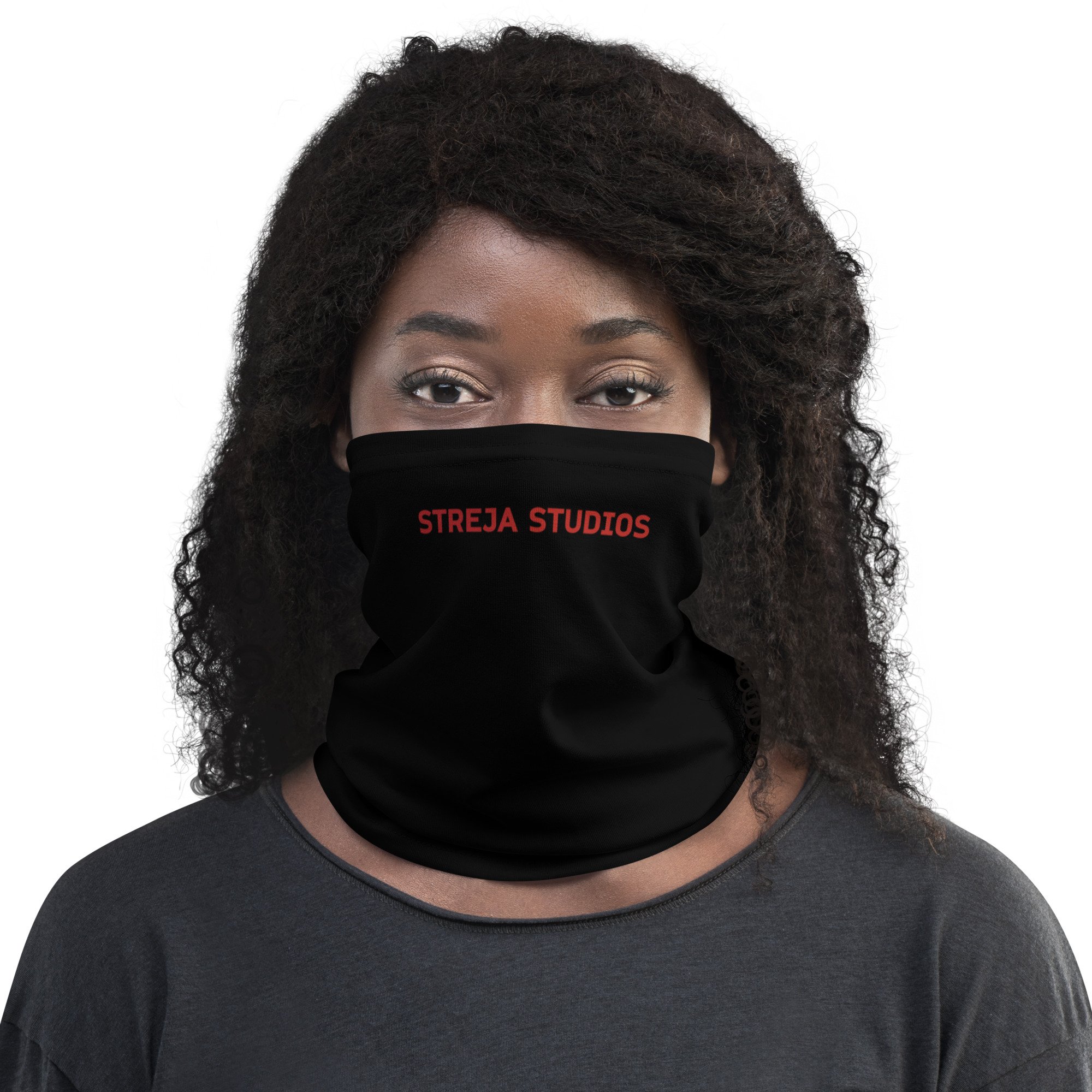 Strejas Multifunktionstuch Abbildung vorne Frau