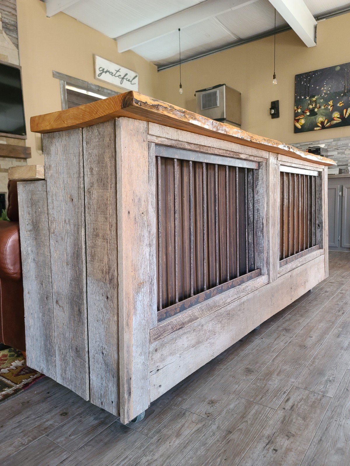 Barn Tin Bar